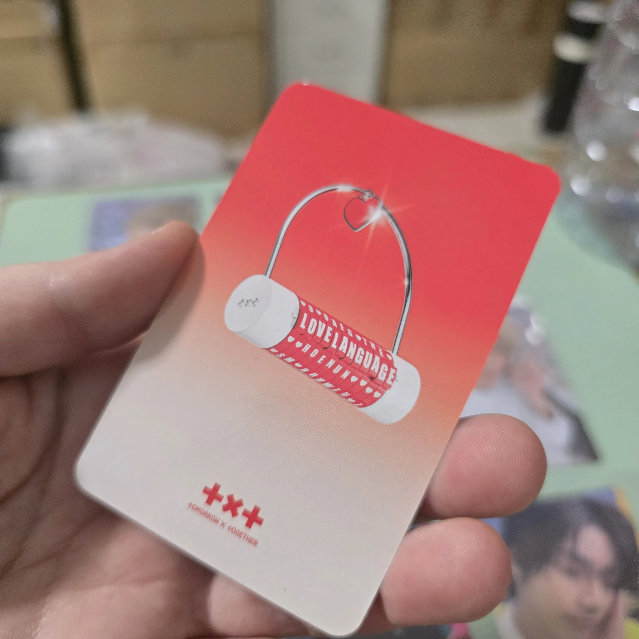 TOMORROW X TOGETHER Beomgyu TOMORROW X TOGETHER - Beomgyu - Love Language Album album photocard listing photo 2