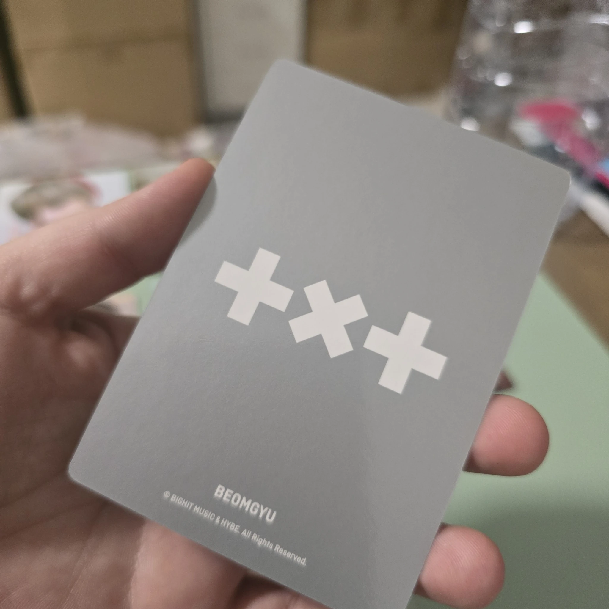 TOMORROW X TOGETHER Beomgyu TOMORROW X TOGETHER - Beomgyu - MOA Bong Ver. 2 Other lightstick merch photocard listing photo 2