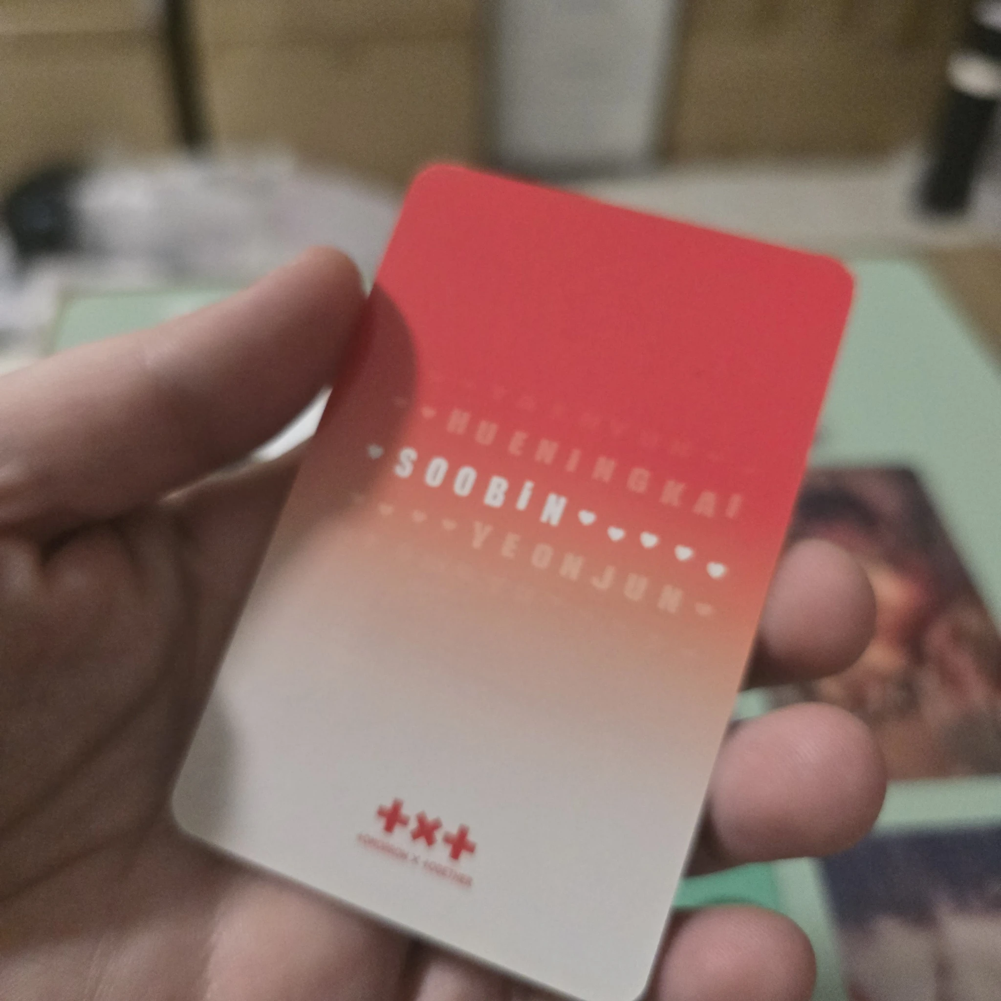 TOMORROW X TOGETHER Soobin TOMORROW X TOGETHER - Soobin - Love Language Album album photocard listing photo 2