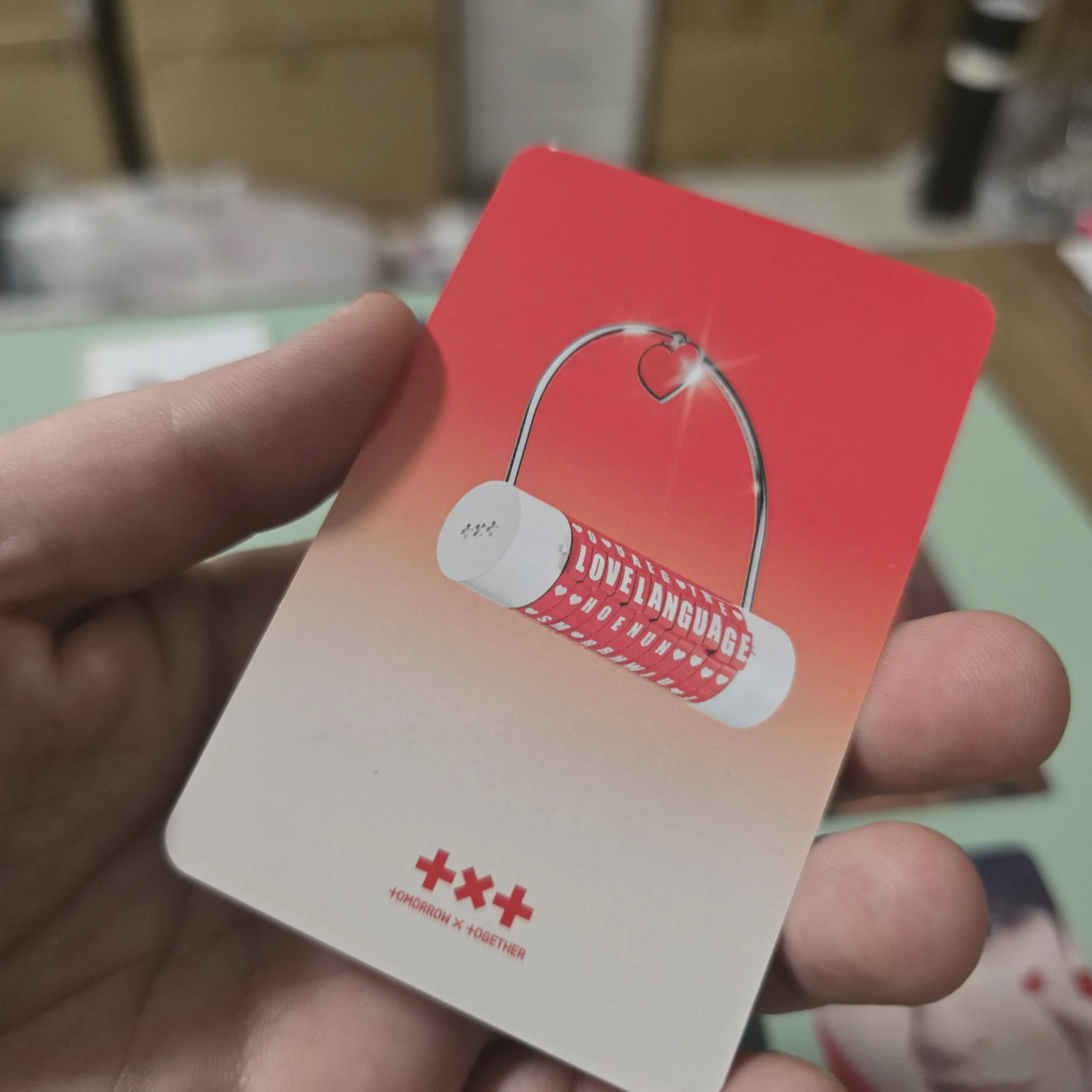 TOMORROW X TOGETHER Soobin TOMORROW X TOGETHER - Soobin - Love Language Album album photocard listing photo 2