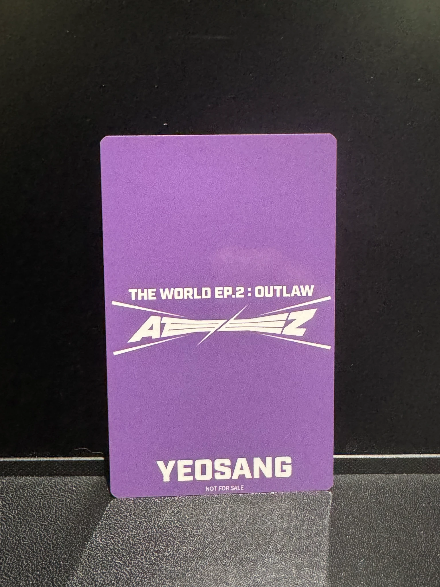 ATEEZ Yeosang ATEEZ - Yeosang - THE WORLD EP.2 : OUTLAW Album tower records pob (pre-order benefit) listing photo 2