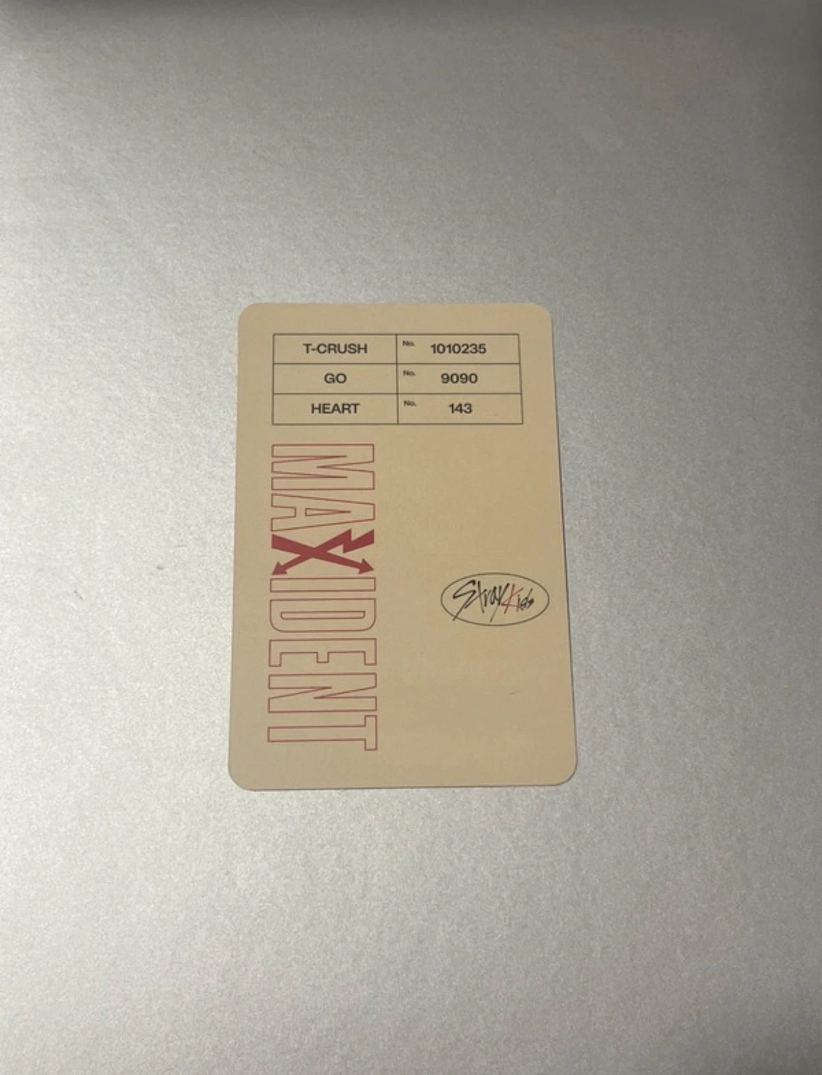 Stray Kids I.N Stray Kids - I.N - Maxident Album album photocard case ver. listing photo 2