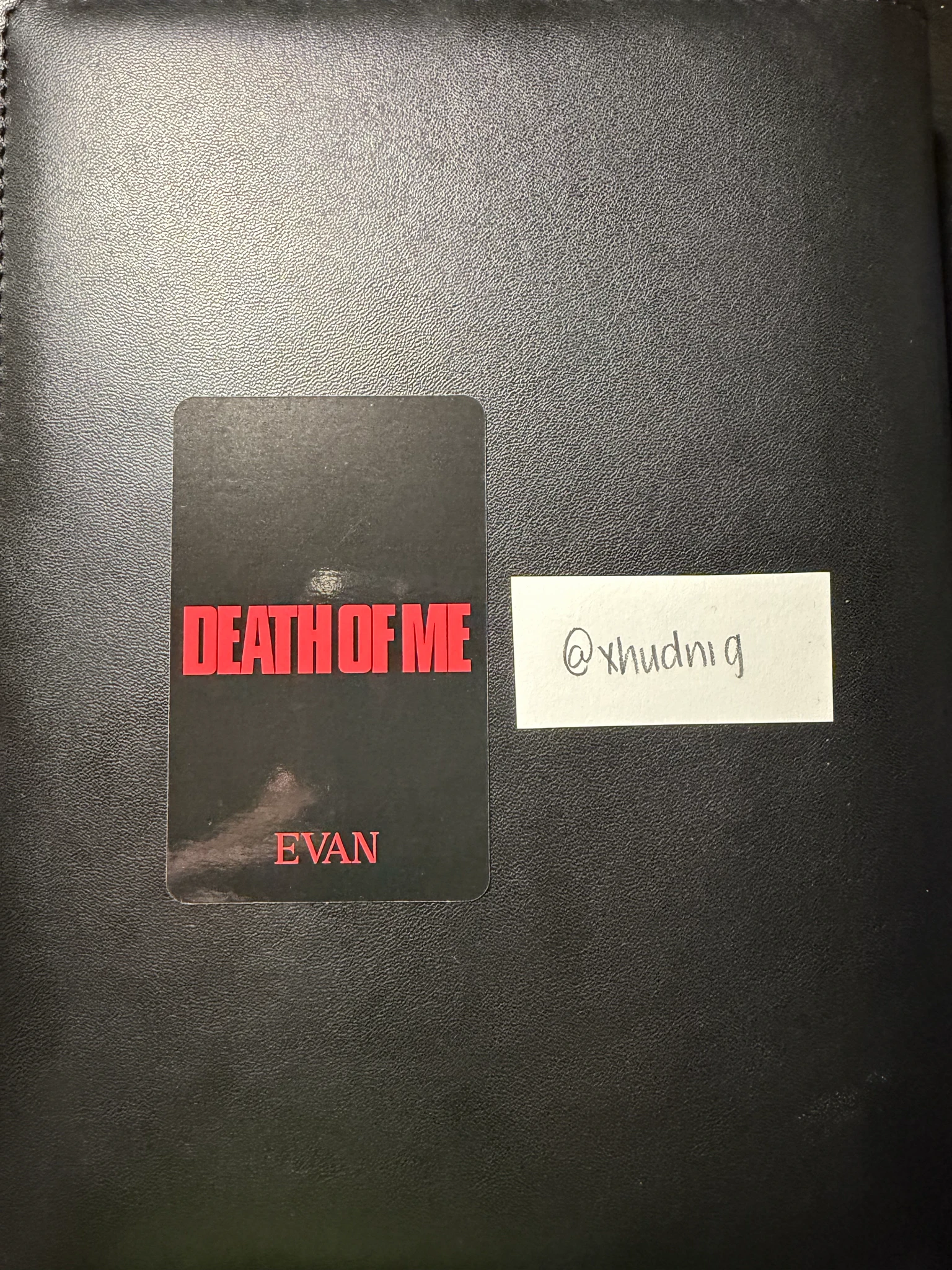 EVAN Evan (Heeseung) EVAN - Evan (Heeseung) - DEATH OF ME Album album photocard target version listing photo 2