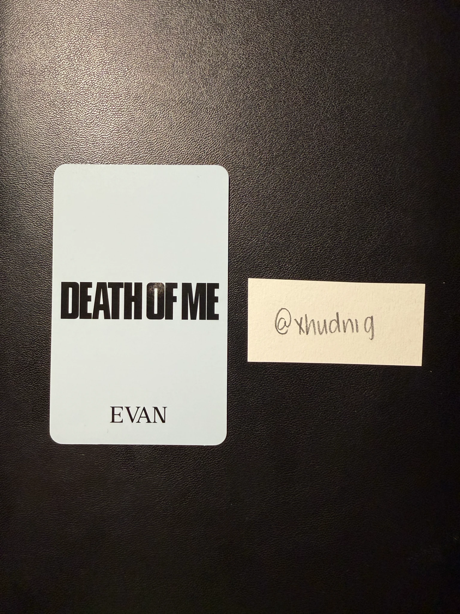 EVAN Evan (Heeseung) EVAN - Evan (Heeseung) - DEATH OF ME Album hmv UK purchase benefit listing photo 2