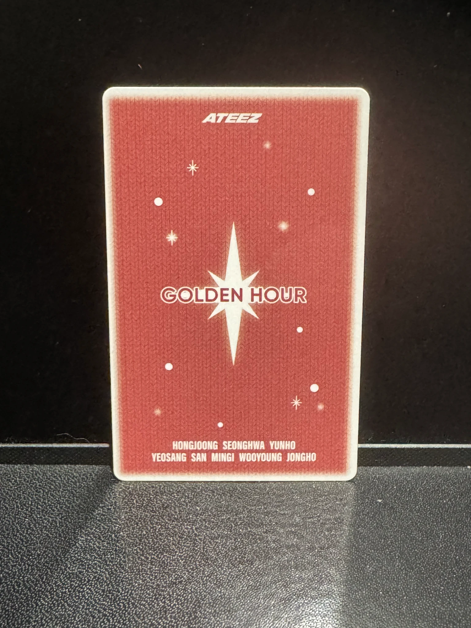 ATEEZ Yeosang ATEEZ - Yeosang - Golden Hour : Part 2 Album sbs gayo daejeon winter 2024 broadcast gift listing photo 2