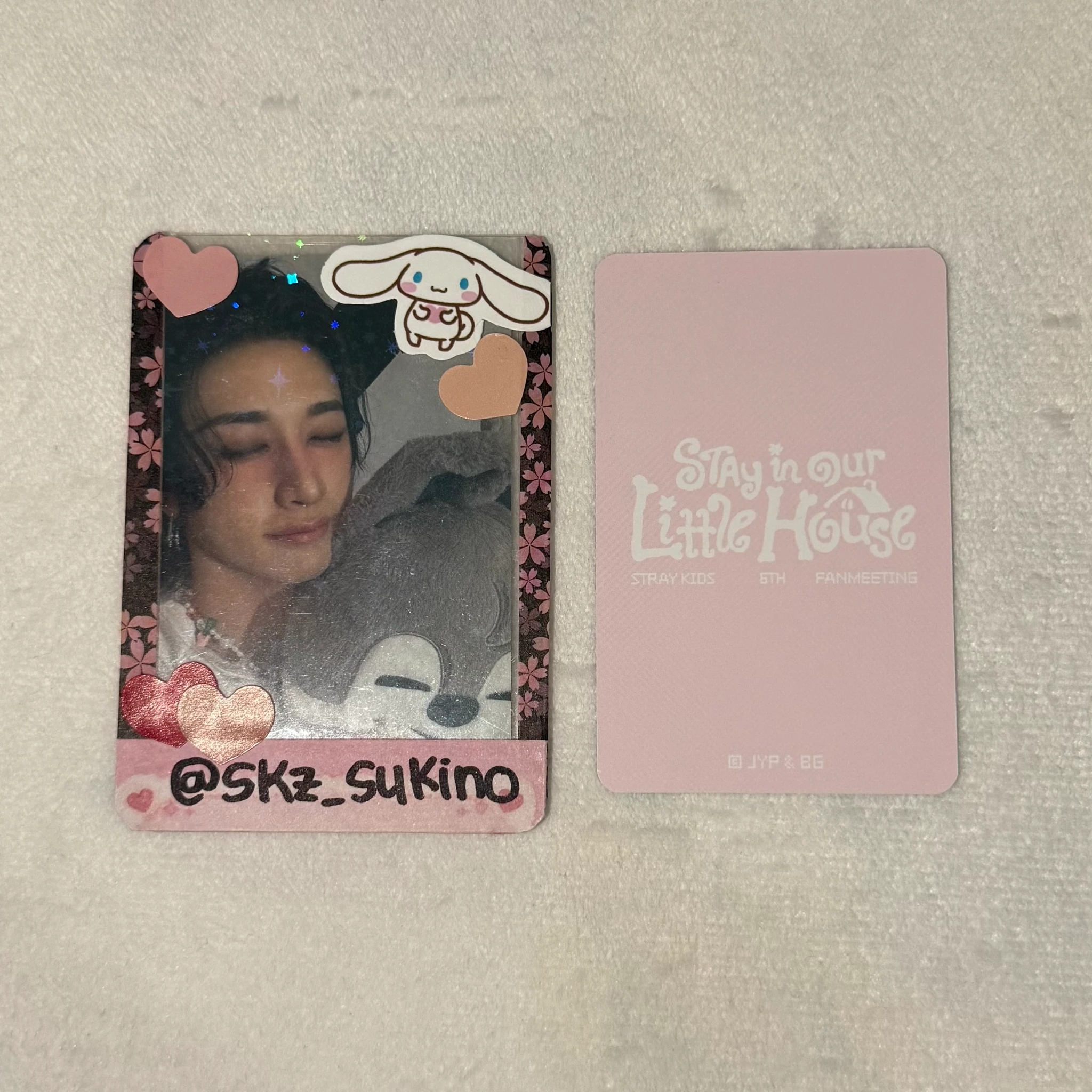 Stray Kids Felix Stray Kids - Felix - 6th Fanmeeting - STAY in Our Little House  Event B version box tape merch photocard photocard set listing photo 2