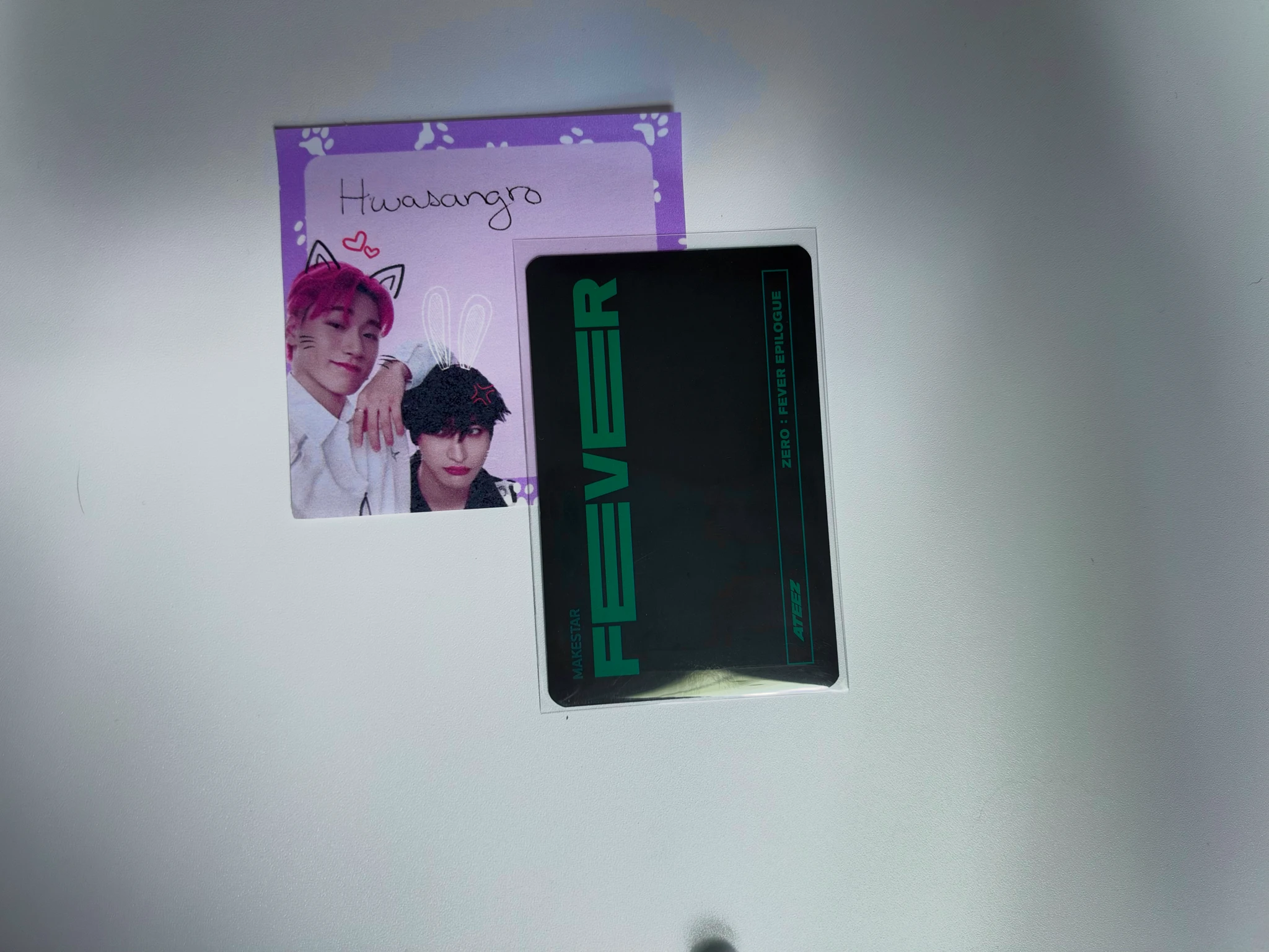 ATEEZ Seonghwa ATEEZ - Seonghwa - ZERO : FEVER EPILOGUE Album winner benefit makestar listing photo 2