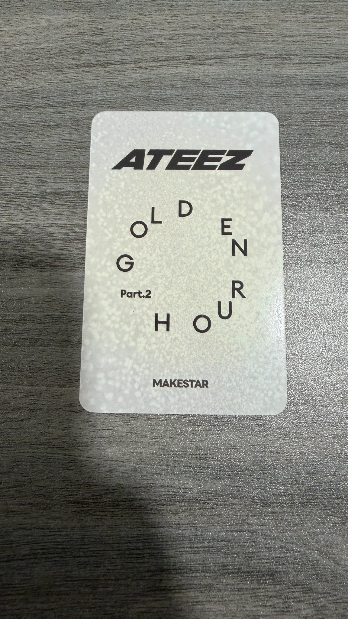ATEEZ Hongjoong ATEEZ - Hongjoong - Golden Hour : Part.2 Album offline makestar europe (EU) exclusive lucky draw listing photo 2