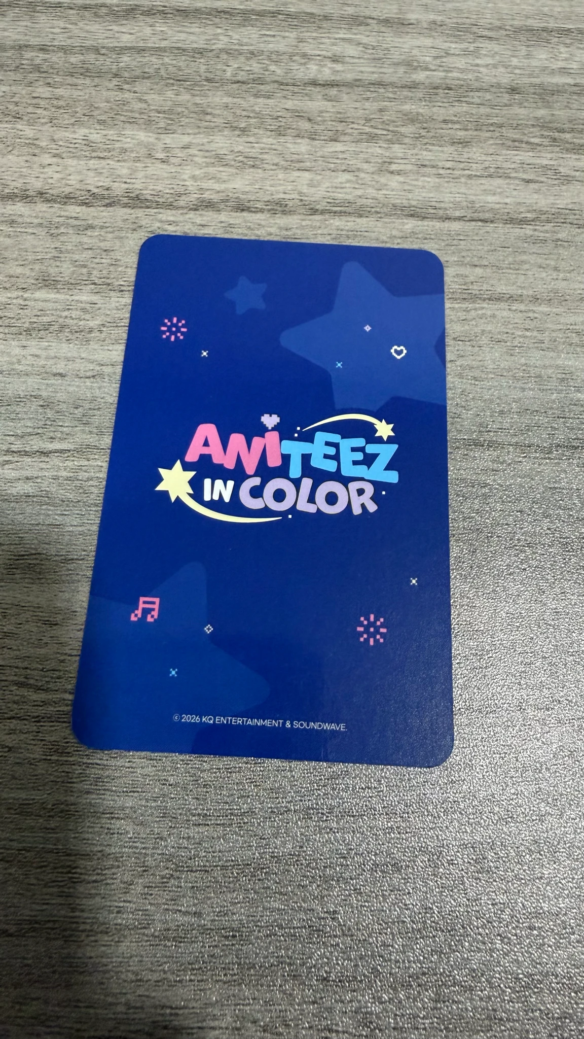 ATEEZ Mingi ATEEZ - Mingi - ANITEEZ IN COLOR Other version 4 trading card listing photo 2