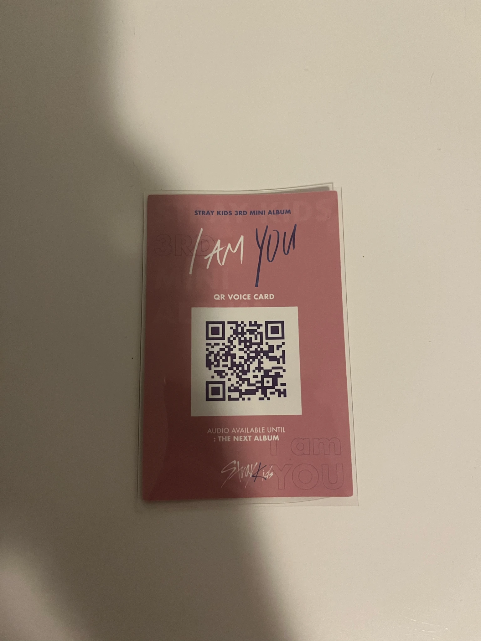 Stray Kids Hyunjin Stray Kids - Hyunjin - I am YOU Album C version album photocard printed signed listing photo 2