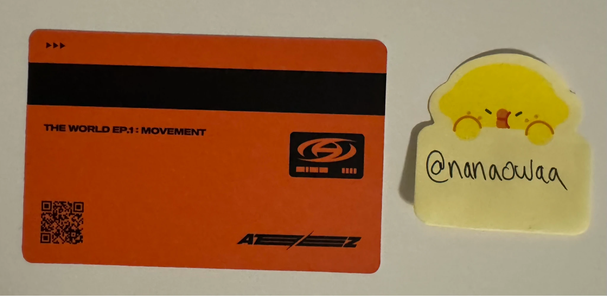 ATEEZ Yunho ATEEZ - Yunho - THE WORLD EP.1 : MOVEMENT Album Z Ver id card listing photo 2