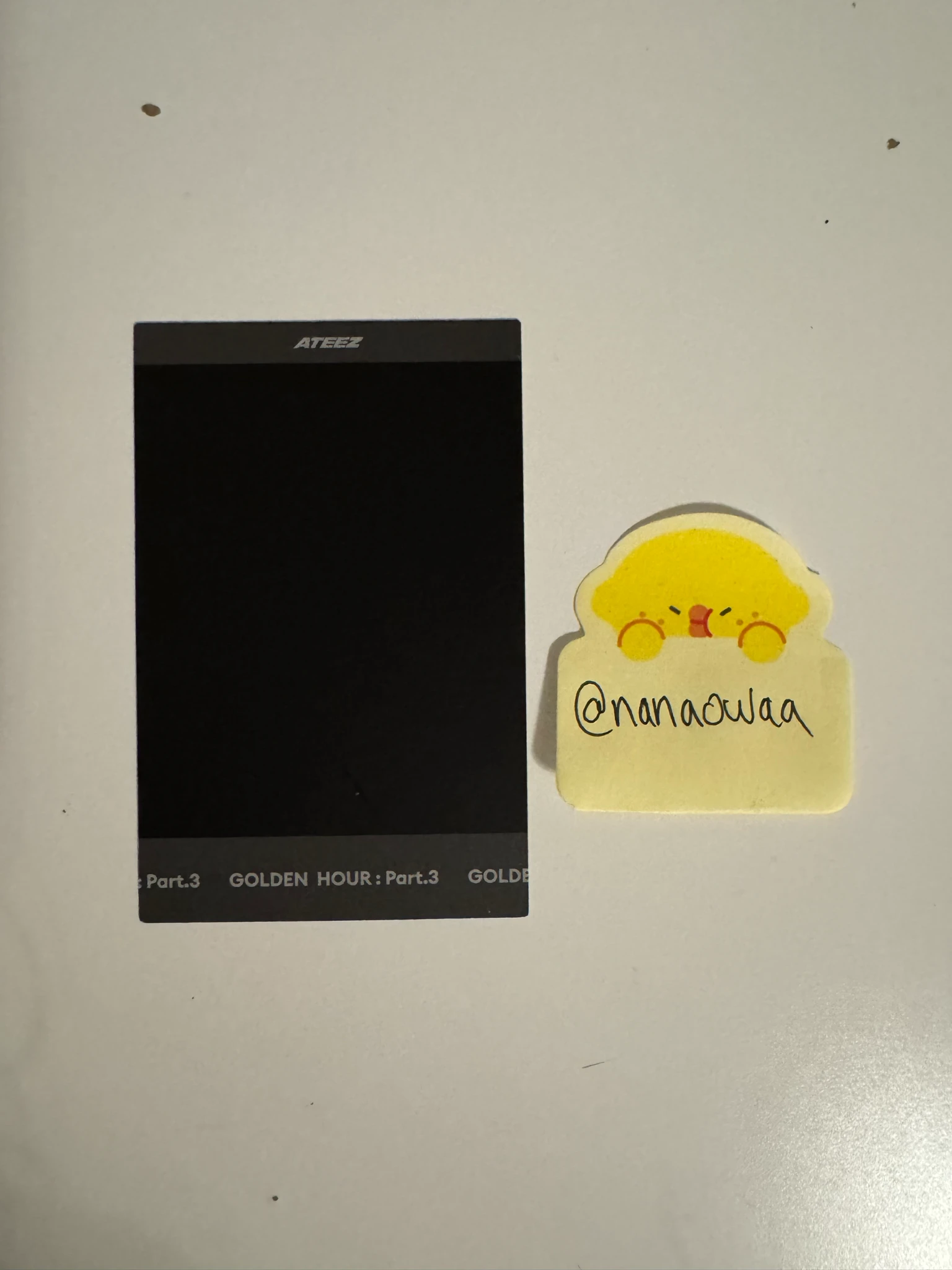 ATEEZ Wooyoung ATEEZ - Wooyoung - Golden Hour : Part.3 Album poca album polaroid  listing photo 2