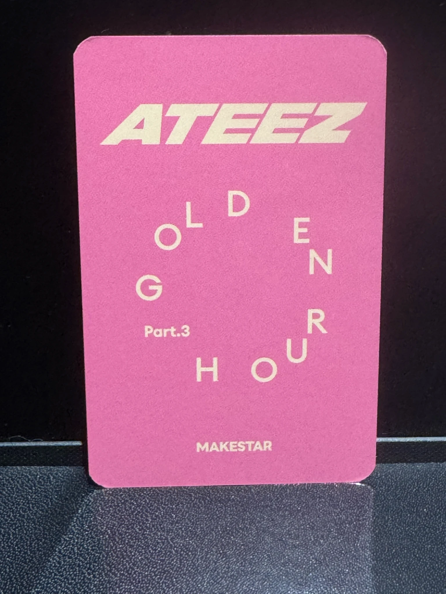 ATEEZ Jongho ATEEZ - Jongho - Golden Hour : Part.3 Album album photocard makestar purchase benefit listing photo 2