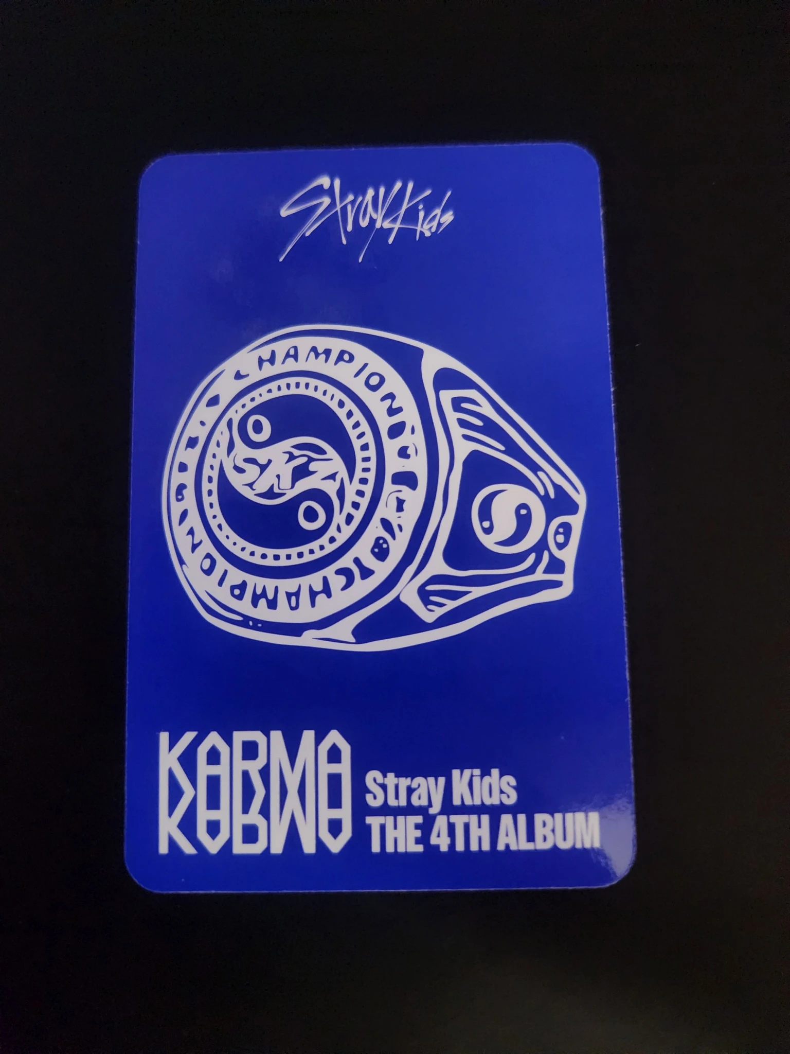 Stray Kids Changbin Stray Kids - Changbin - KARMA Album album photocard accordion version first press only listing photo 2