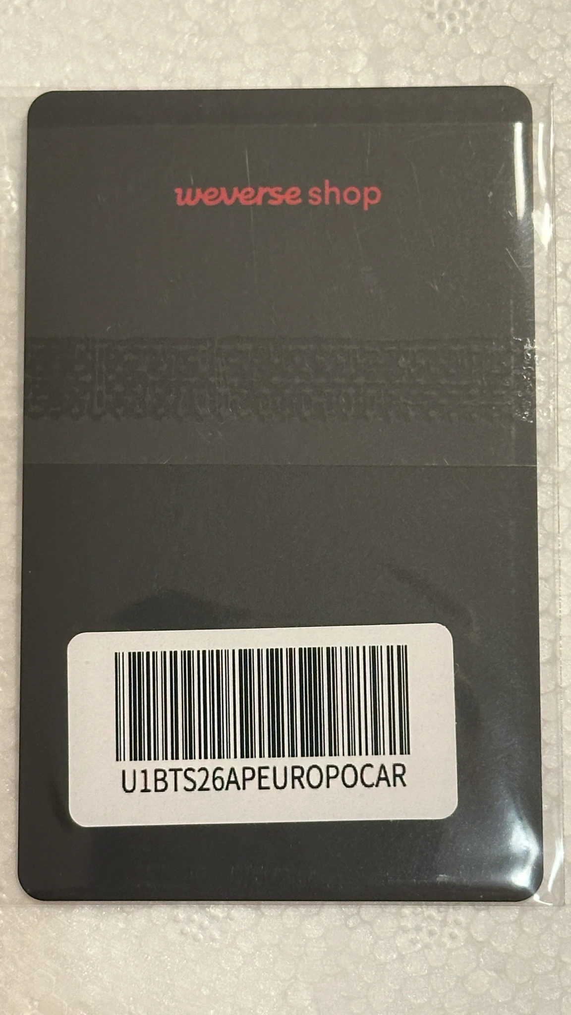 BTS j-hope BTS - j-hope - ARIRANG World Tour Event lucky draw (LD) album pick-up weverse global shop (wvg) europe (EU) exclusive listing photo 2