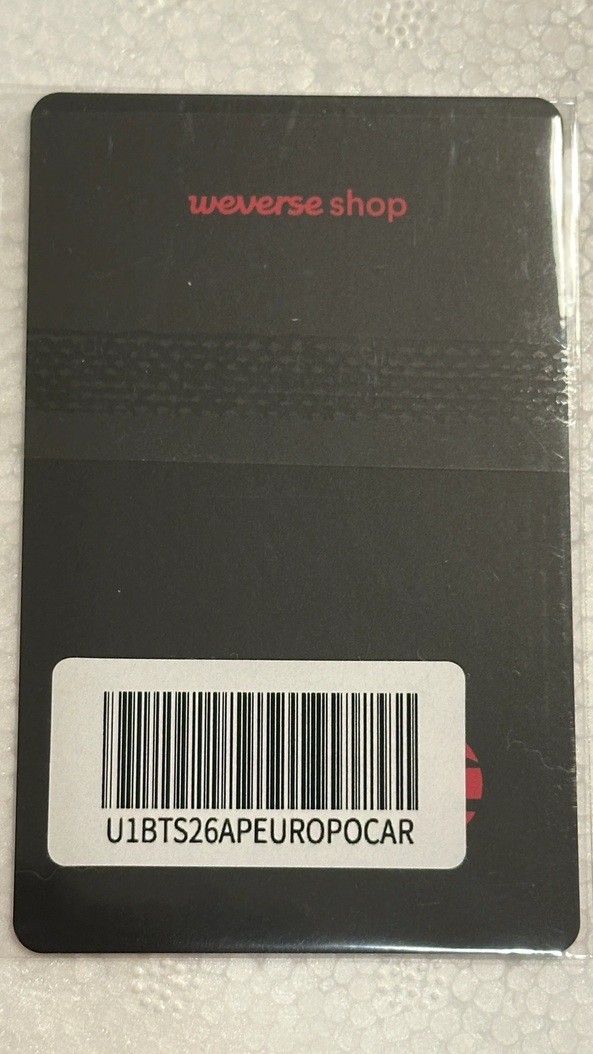 BTS V BTS - V - ARIRANG World Tour Event lucky draw (LD) album pick-up weverse global shop (wvg) europe (EU) exclusive listing photo 2