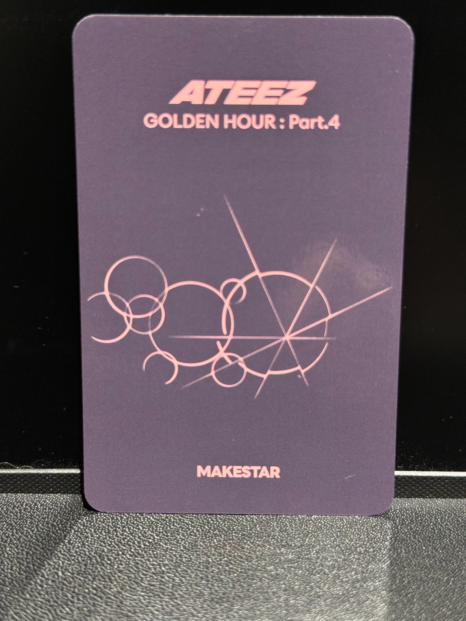 ATEEZ Yeosang ATEEZ - Yeosang - Golden Hour : Part.4 Album lucky draw pob (pre-order benefit) poca album video call (fancall) makestar listing photo 2