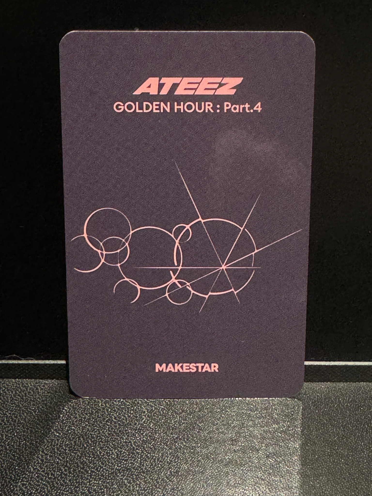 ATEEZ Mingi ATEEZ - Mingi - Golden Hour : Part.4 Album pob (pre-order benefit) lucky draw video call (fancall) makestar poca album listing photo 2