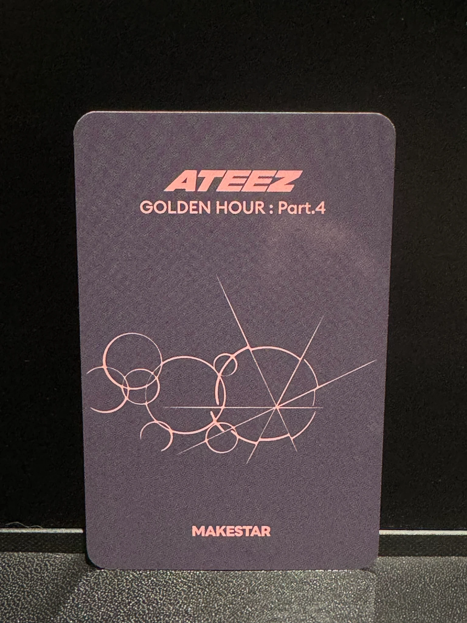 ATEEZ Seonghwa ATEEZ - Seonghwa - Golden Hour : Part.4 Album fansign makestar round 6 listing photo 2