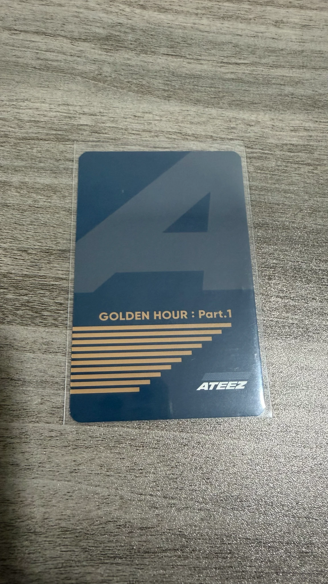 ATEEZ Wooyoung ATEEZ - Wooyoung - Golden Hour : Part.1 Album merch photocard scratch card A set listing photo 2