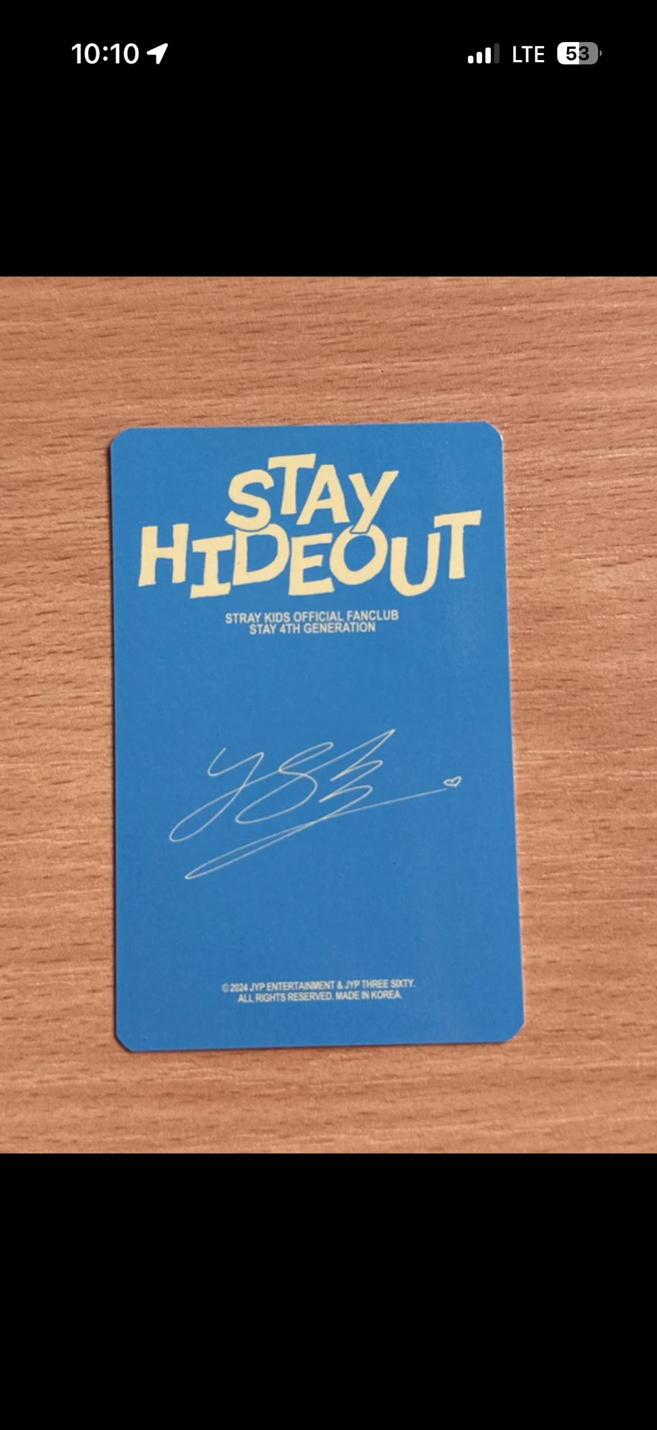 Stray Kids Felix Stray Kids - Felix - STAY Hideout Official Fan Club 4th Gen Other photocard set listing photo 2
