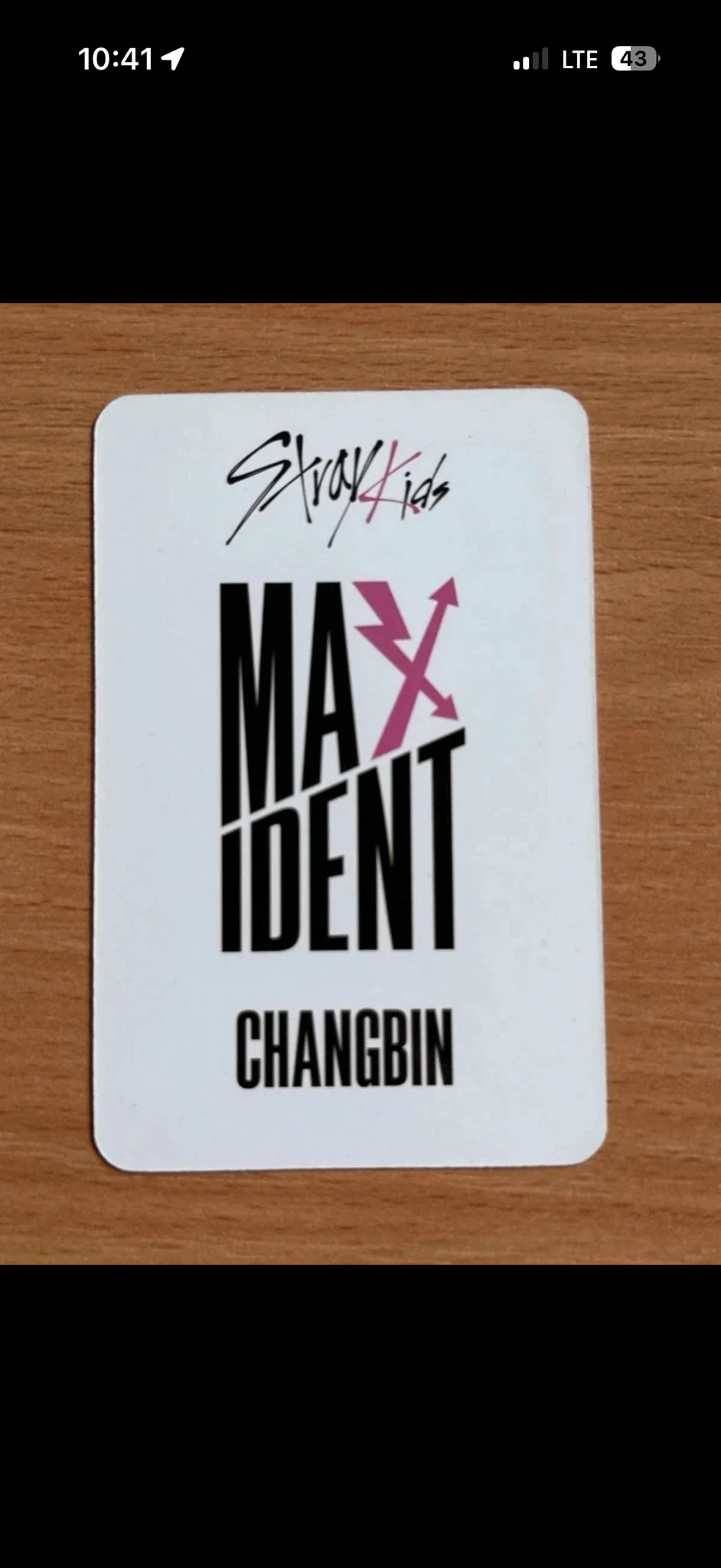 Stray Kids Changbin Stray Kids - Changbin - Maxident Album pre-order benefit (pob) music korea listing photo 2