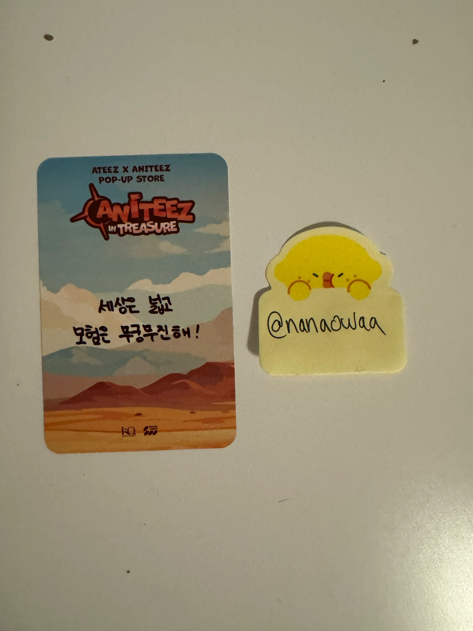 ATEEZ San ATEEZ - San - ANITEEZ IN TREASURE Other pop-up exclusive soundwave purchase benefit listing photo 2
