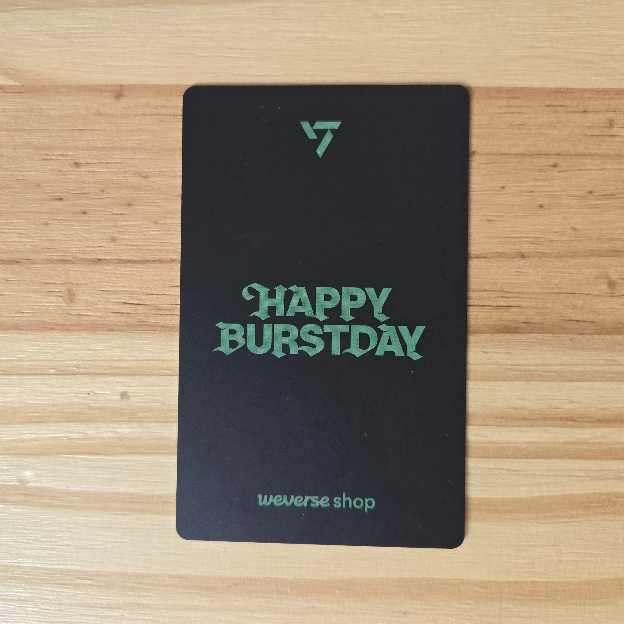 SEVENTEEN Vernon SEVENTEEN - Vernon - HAPPY BURSTDAY Album pob (pre-order benefit) weverse global shop (wvg) listing photo 2