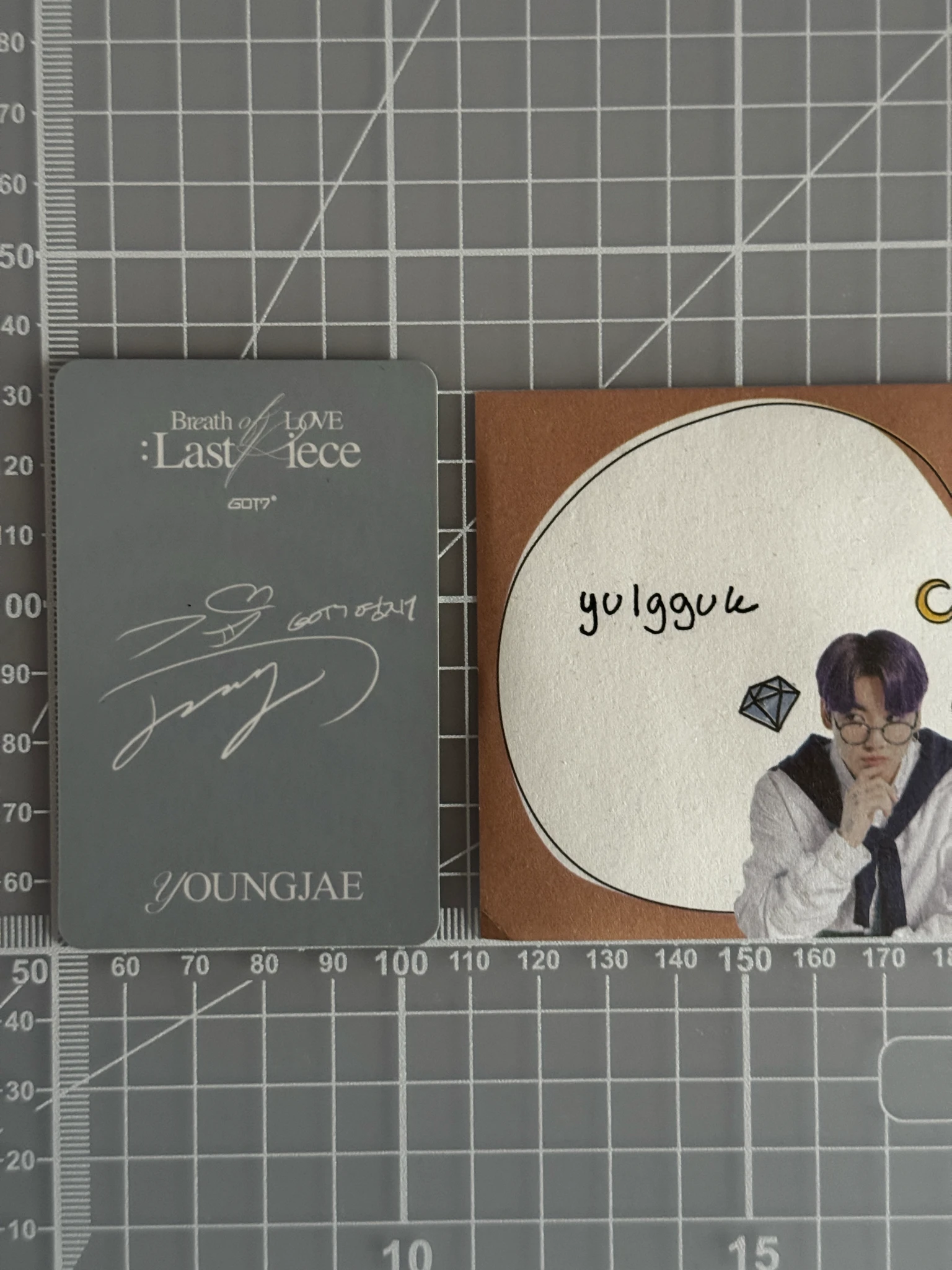 GOT7 Youngjae GOT7 - Youngjae - Breath of Love : Last Piece Album album photocard selfie version listing photo 2