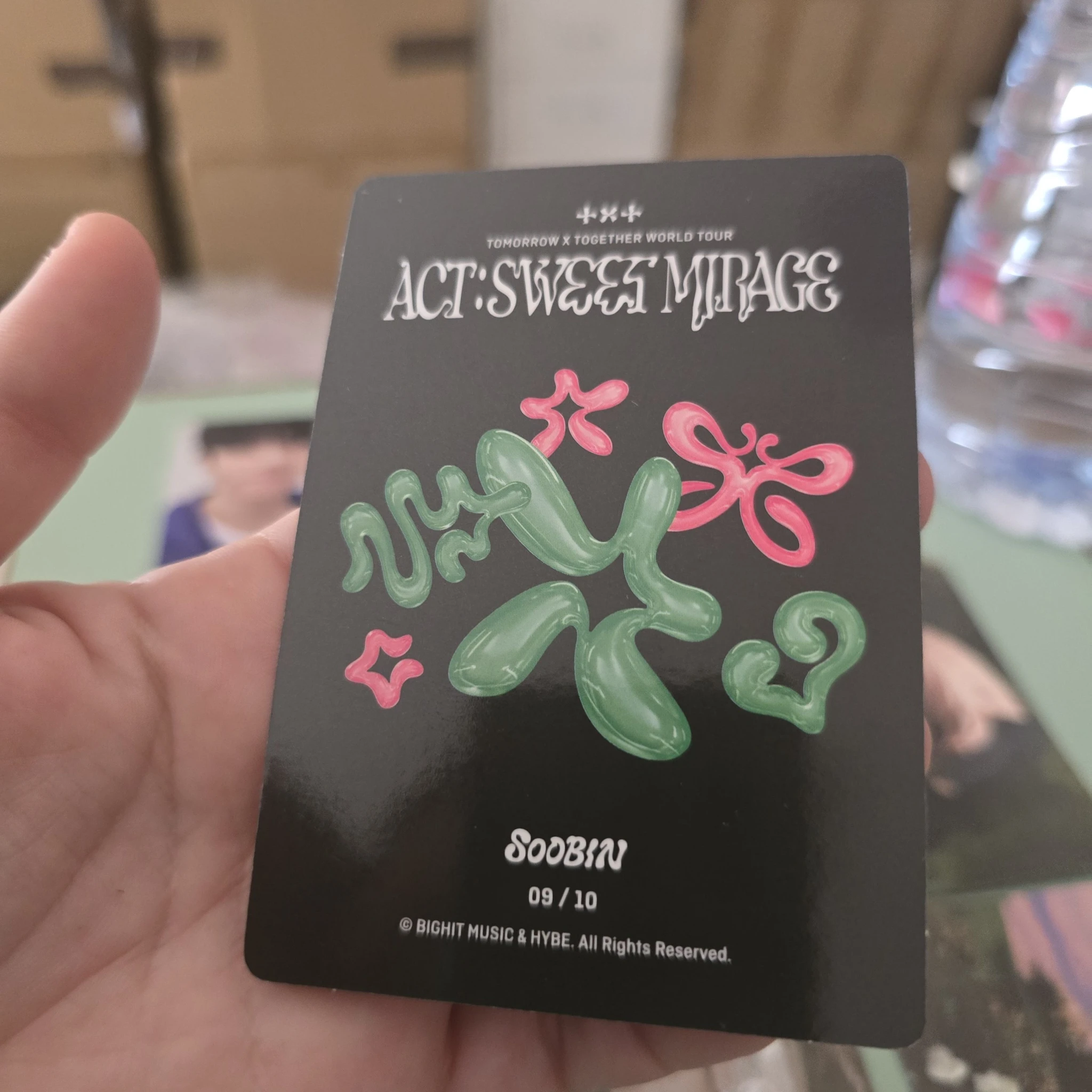 TOMORROW X TOGETHER Soobin TOMORROW X TOGETHER - Soobin - ACT:SWEET MIRAGE Event mini photocard listing photo 2