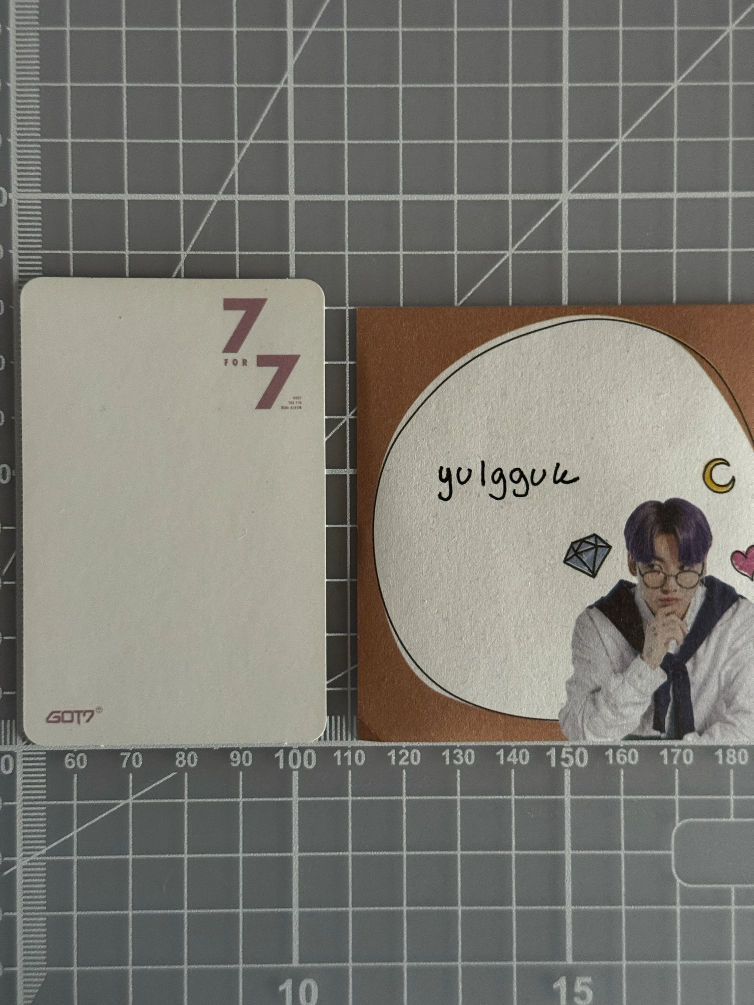 GOT7 Yugyeom GOT7 - Yugyeom - 7 for 7 Album album photocard album inclusion Yugyeom GOT7 listing photo 2
