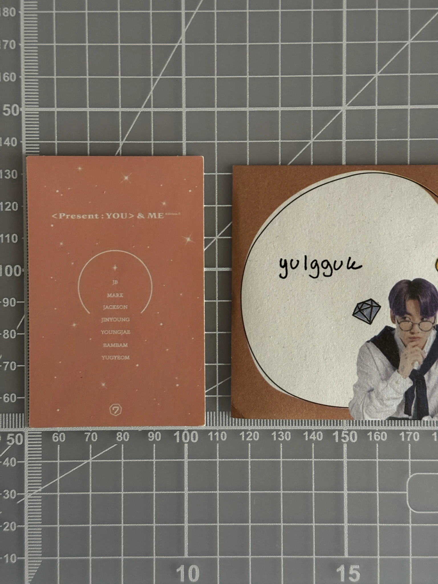 GOT7 Yugyeom GOT7 - Yugyeom - Present: YOU & ME Album album photocard korean album listing photo 2