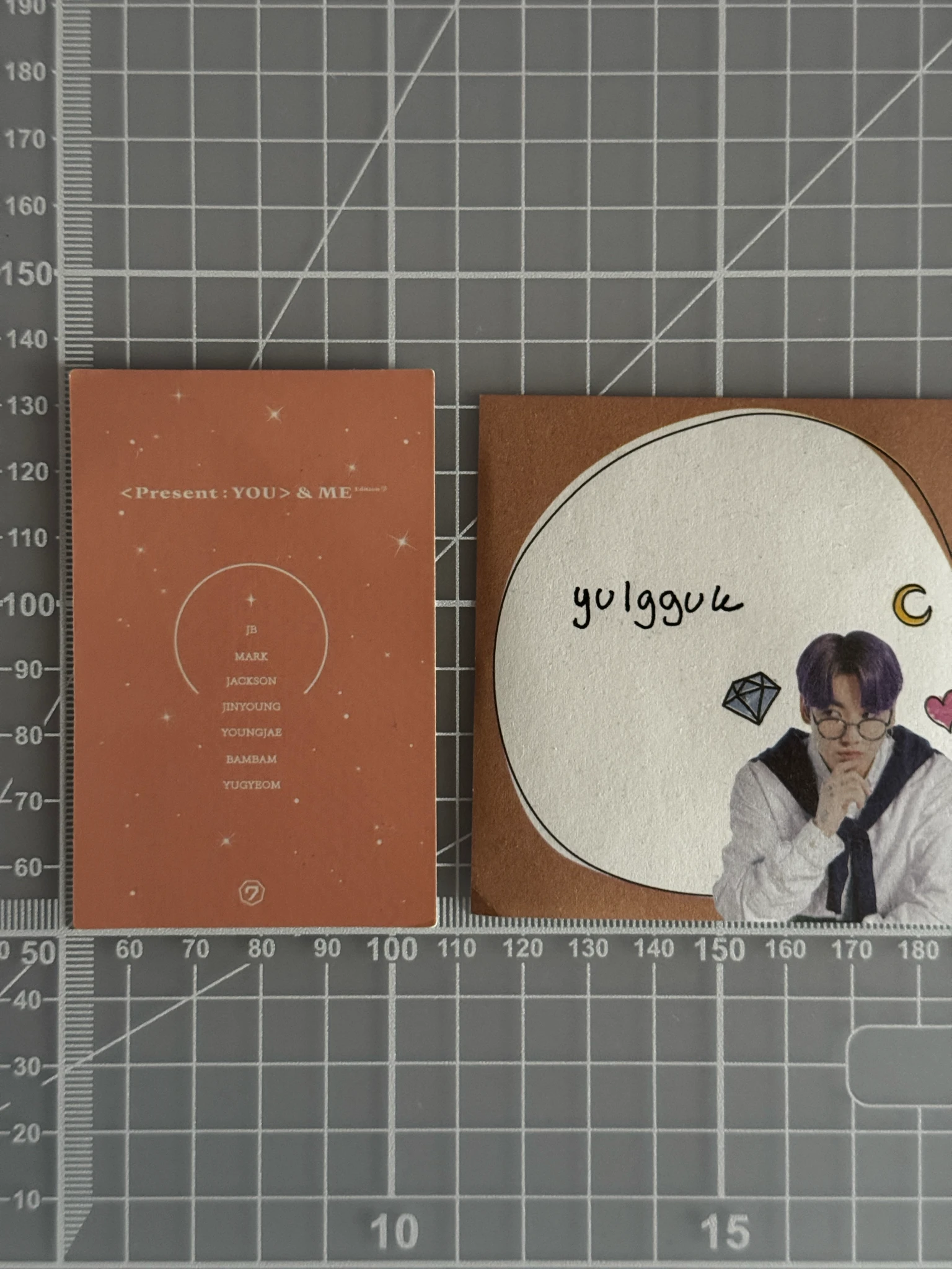 GOT7 Yugyeom GOT7 - Yugyeom - Present: YOU & ME Album album photocard korean album listing photo 2