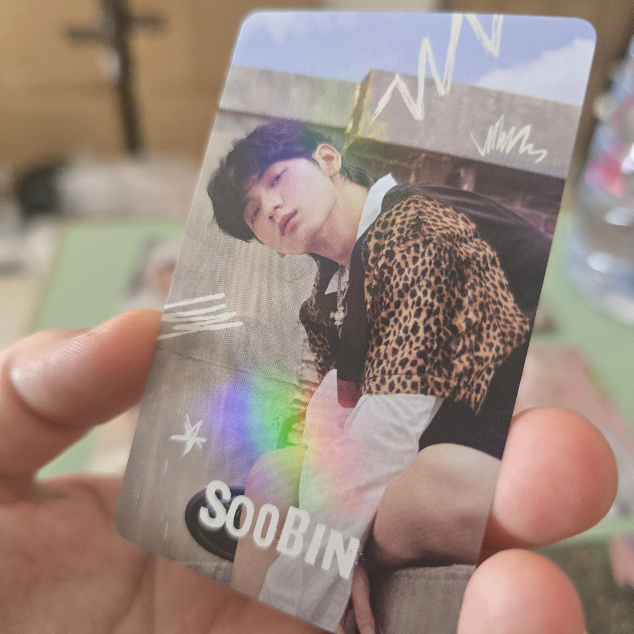 TOMORROW X TOGETHER Soobin TOMORROW X TOGETHER - Soobin - The Name Chapter: Freefall Album pob (pre-order benefit) weverse japan shop (wvj) standard version holographic (hologram) listing photo 2