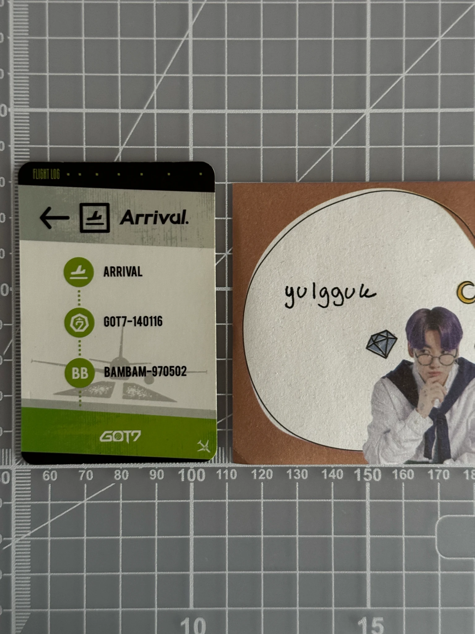 GOT7 BamBam GOT7 - BamBam - FLIGHT LOG: ARRIVAL Album album photocard making version listing photo 2