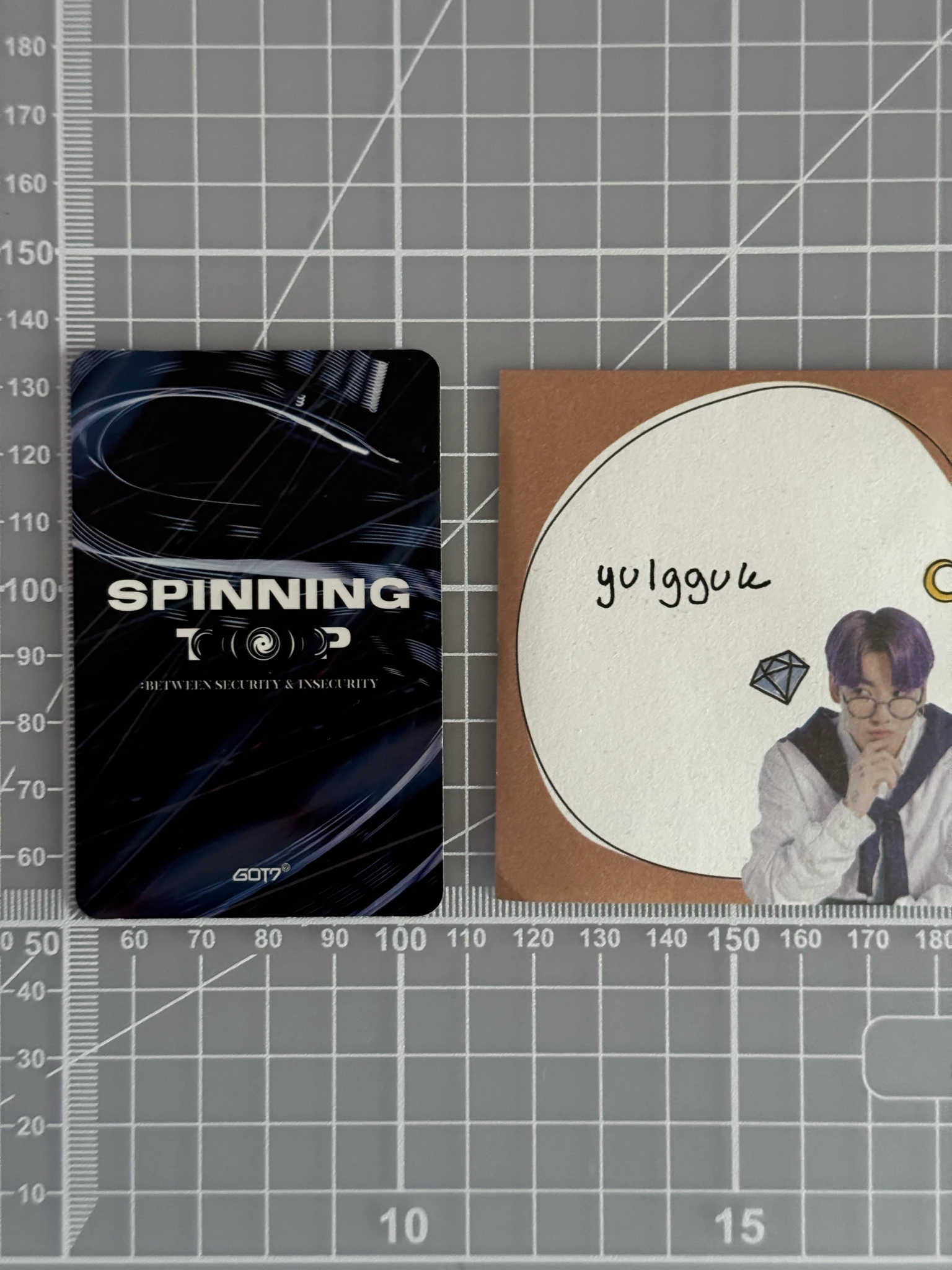 GOT7 Yugyeom GOT7 - Yugyeom - SPINNING TOP: BETWEEN SECURITY & INSECURITY Album album photocard listing photo 2