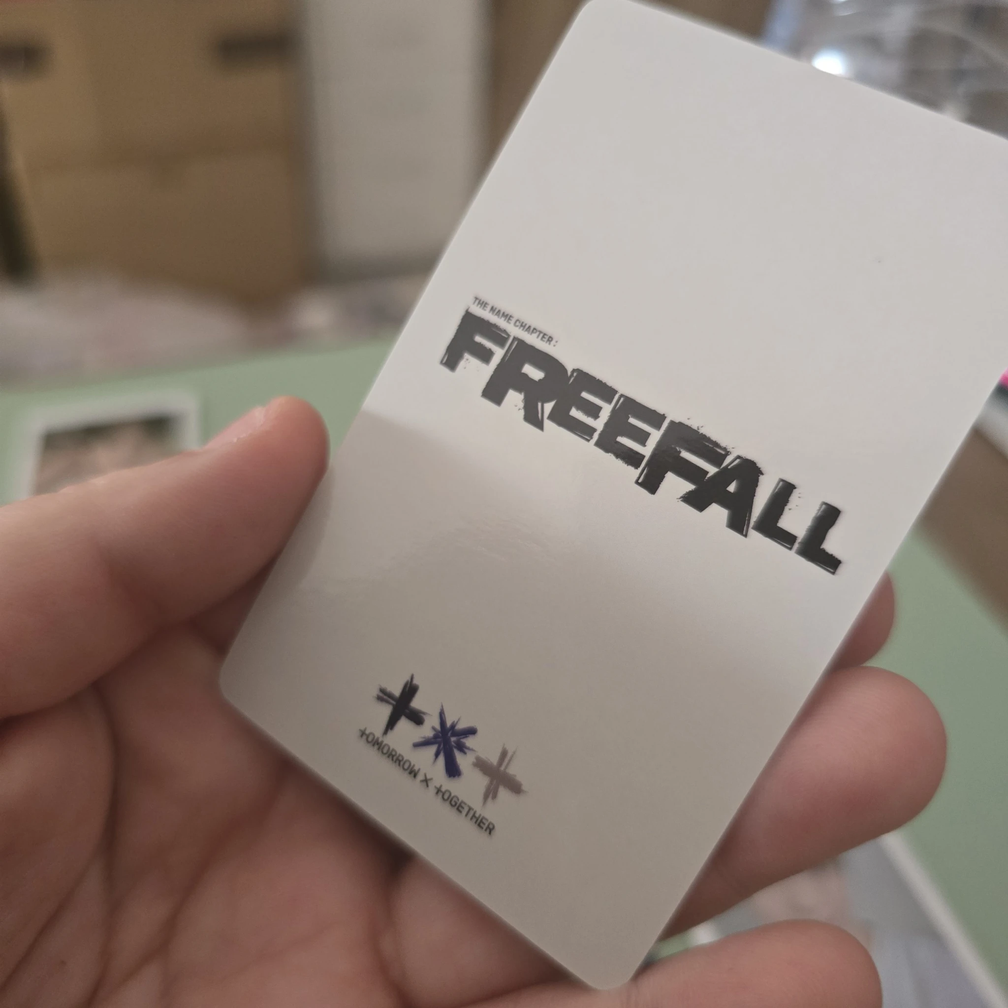 TOMORROW X TOGETHER Soobin TOMORROW X TOGETHER - Soobin - The Name Chapter: Freefall Album weverse shop japan (wvj) lucky draw round 1 listing photo 2