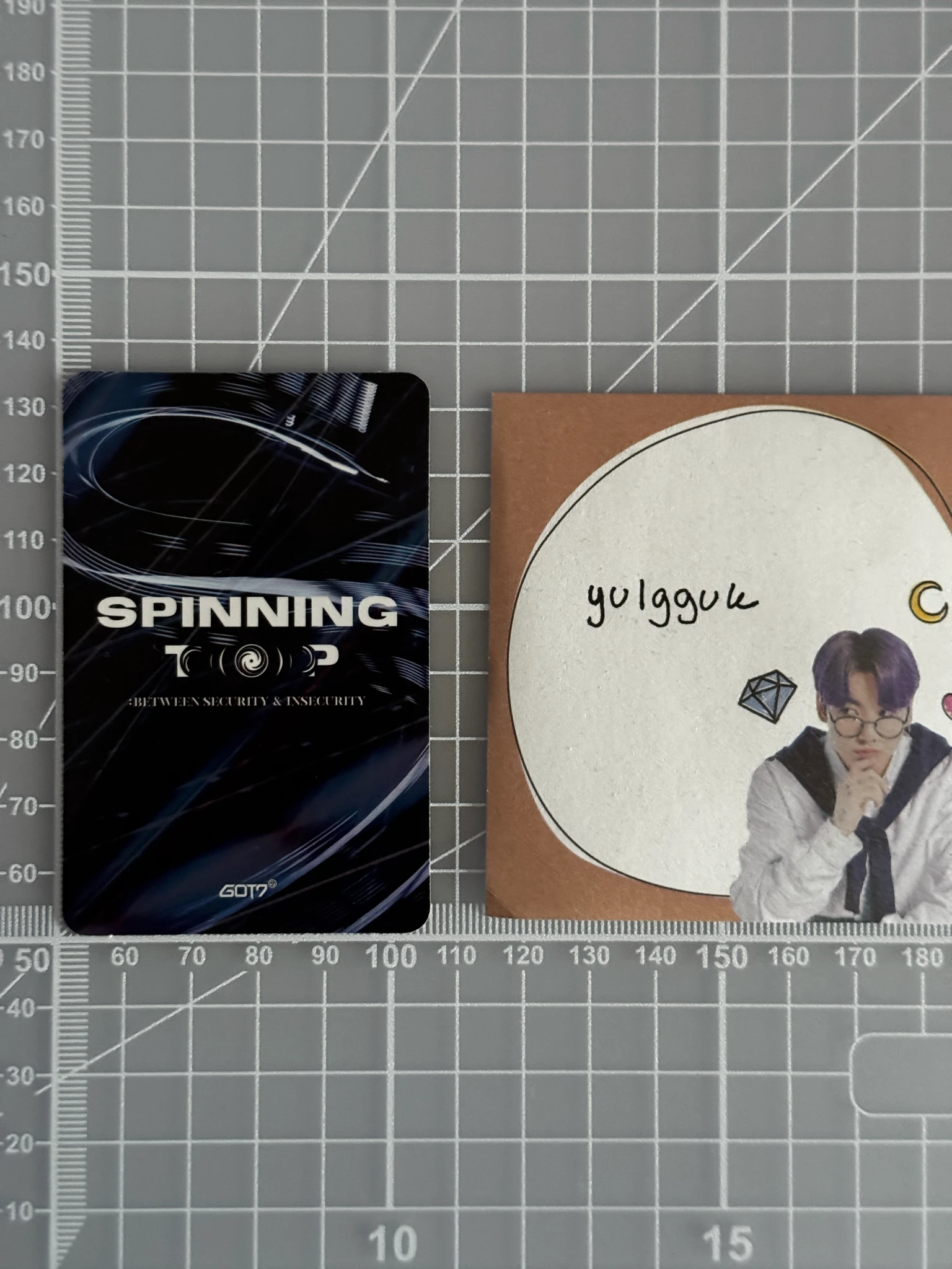 GOT7 Yugyeom GOT7 - Yugyeom - SPINNING TOP: BETWEEN SECURITY & INSECURITY Album album photocard listing photo 2