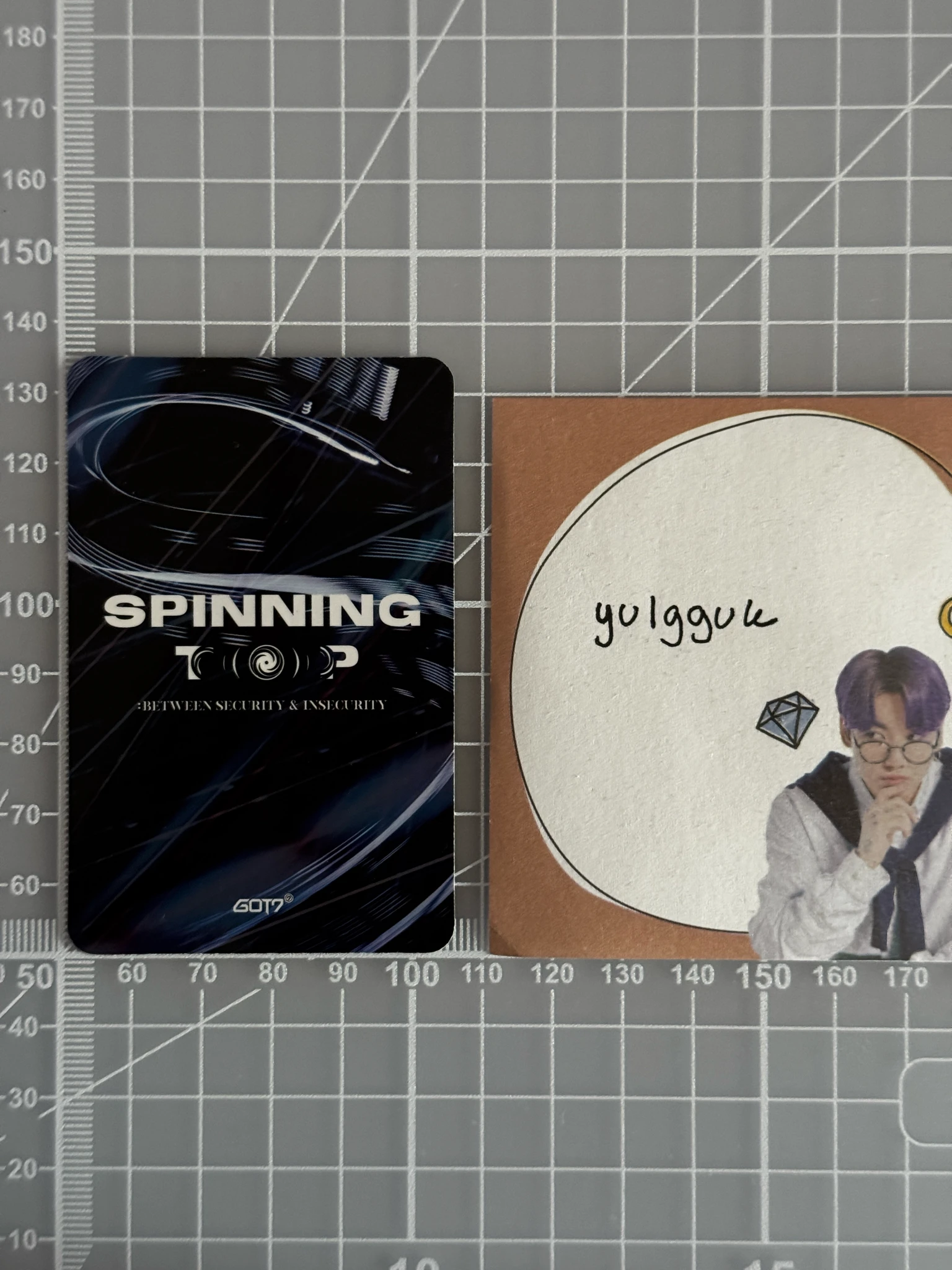 GOT7 Yugyeom GOT7 - Yugyeom - SPINNING TOP: BETWEEN SECURITY & INSECURITY Album album photocard listing photo 2