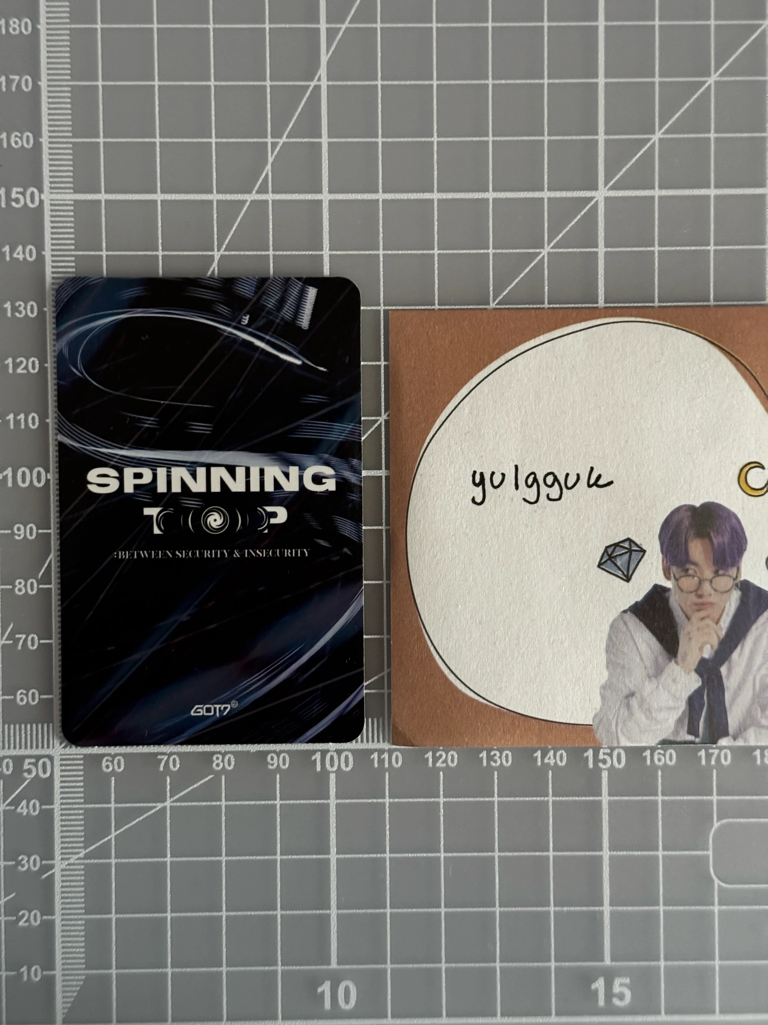 GOT7 Yugyeom GOT7 - Yugyeom - SPINNING TOP: BETWEEN SECURITY & INSECURITY Album album photocard listing photo 2