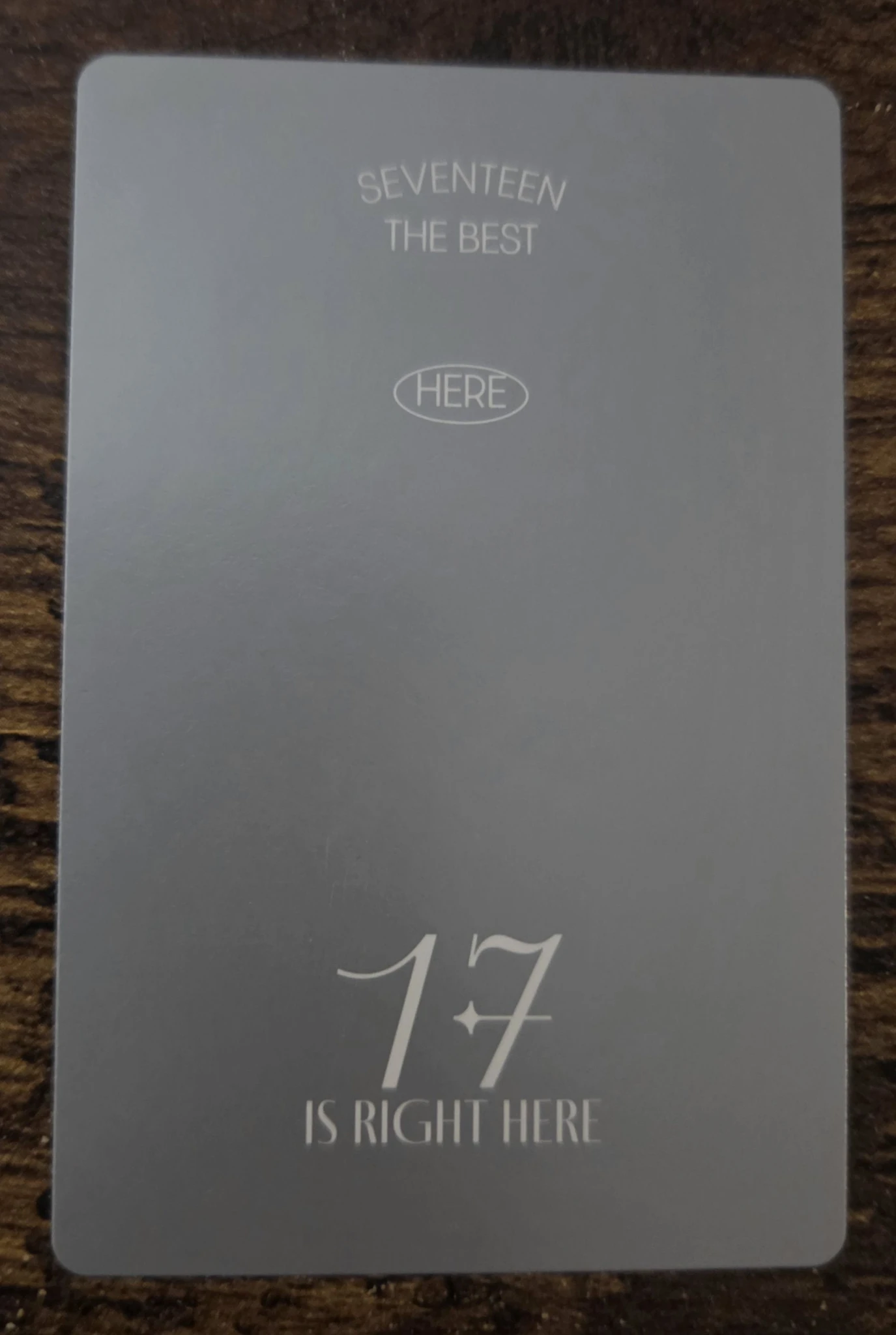 SEVENTEEN Vernon SEVENTEEN - Vernon - 17 IS RIGHT HERE Album here version listing photo 2