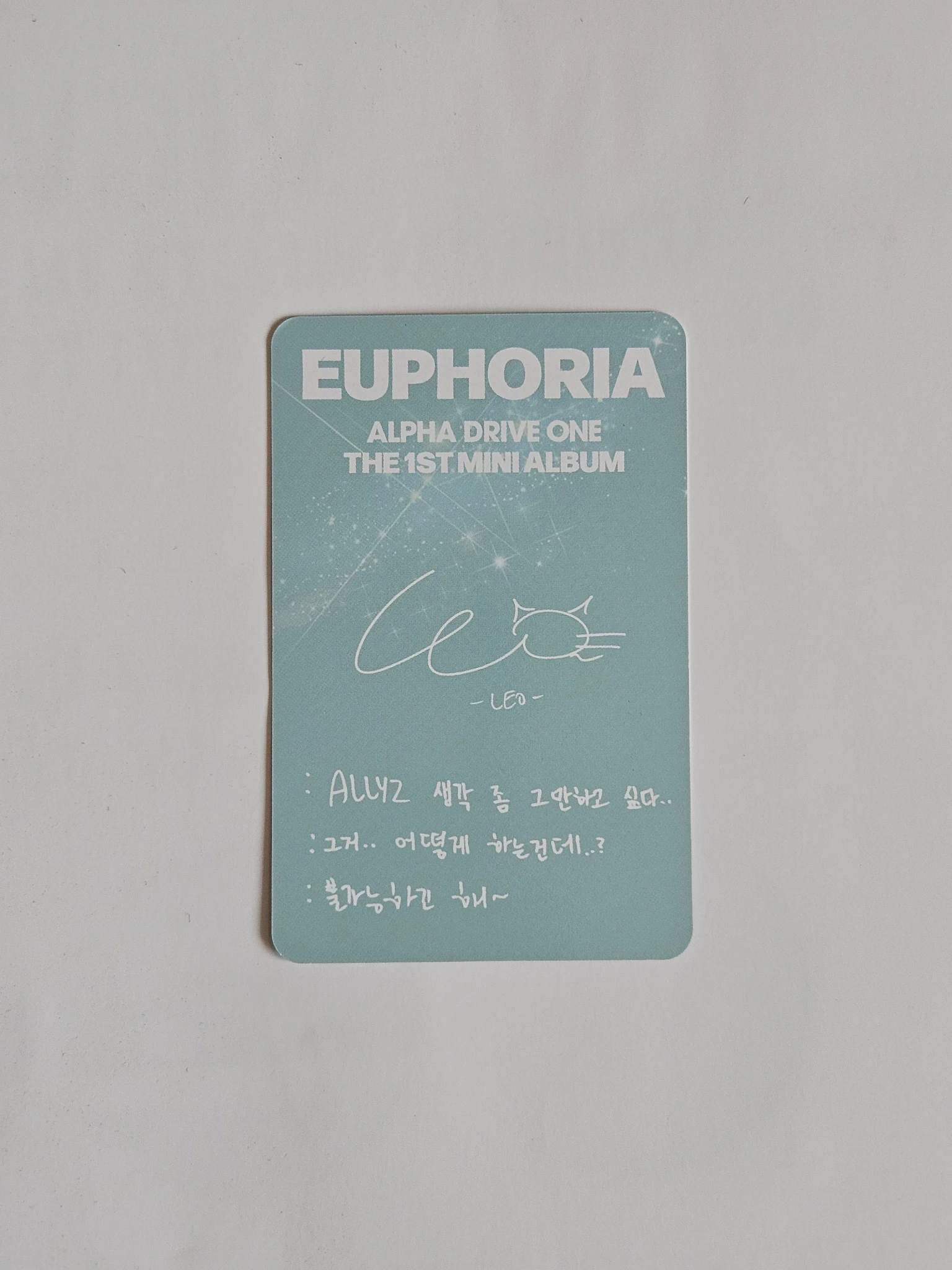 ALPHA DRIVE ONE Leo ALPHA DRIVE ONE - Leo - EUPHORIA Album jewel case version listing photo 2