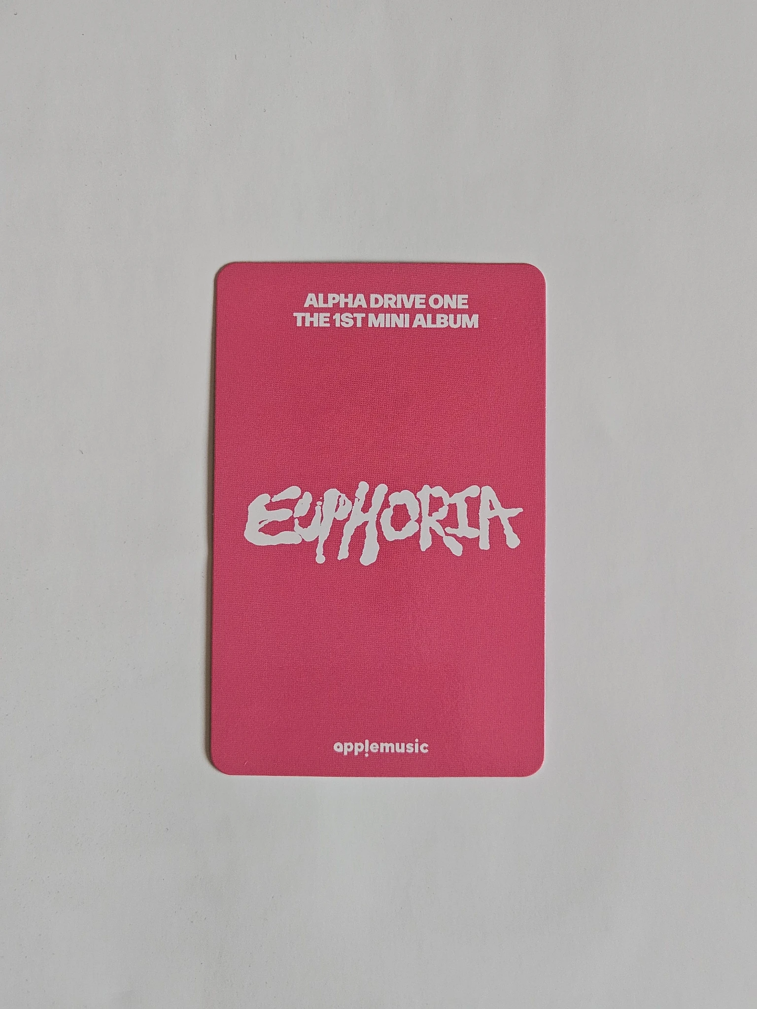 ALPHA DRIVE ONE Leo ALPHA DRIVE ONE - Leo - EUPHORIA Album apple music fansign round 3 listing photo 2