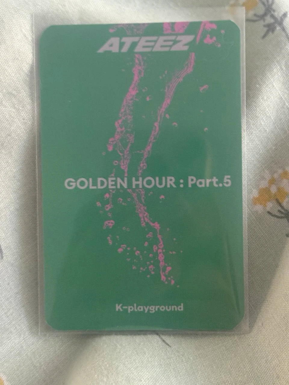 ATEEZ San ATEEZ - San - GOLDEN HOUR : Part.5 Album k-playground pob (pre-order benefit) listing photo 2