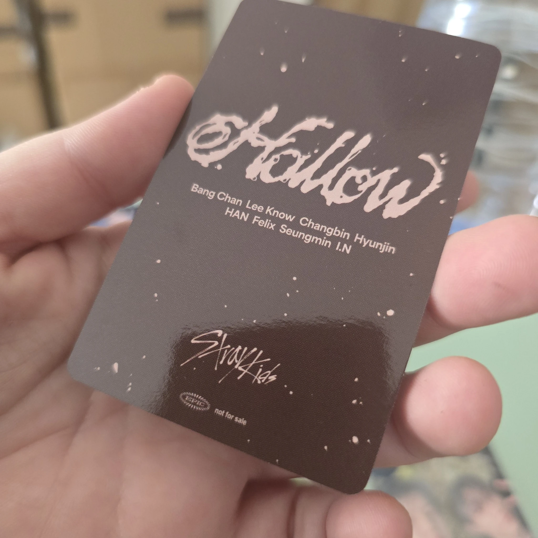 Stray Kids Stray Kids - Bang Chan - Hollow Album lucky draw hmv tower records listing photo 2