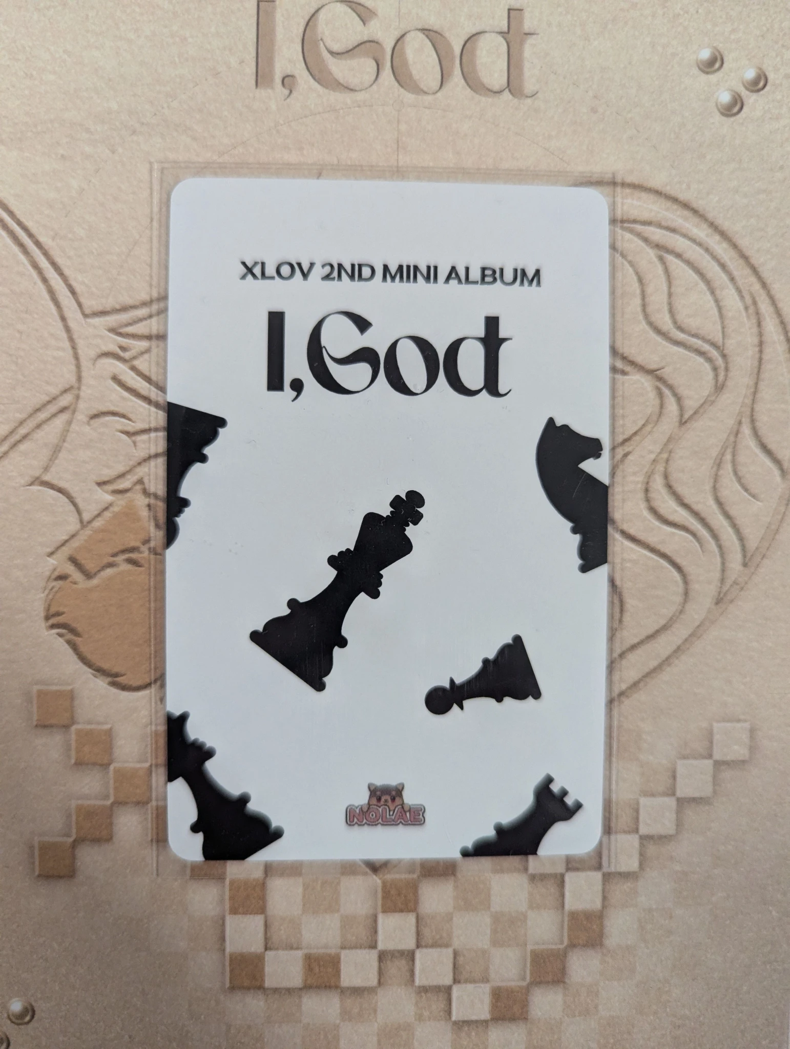 XLOV Hyun XLOV - Hyun - I, God Album nolae pob (pre-order benefit) listing photo 2