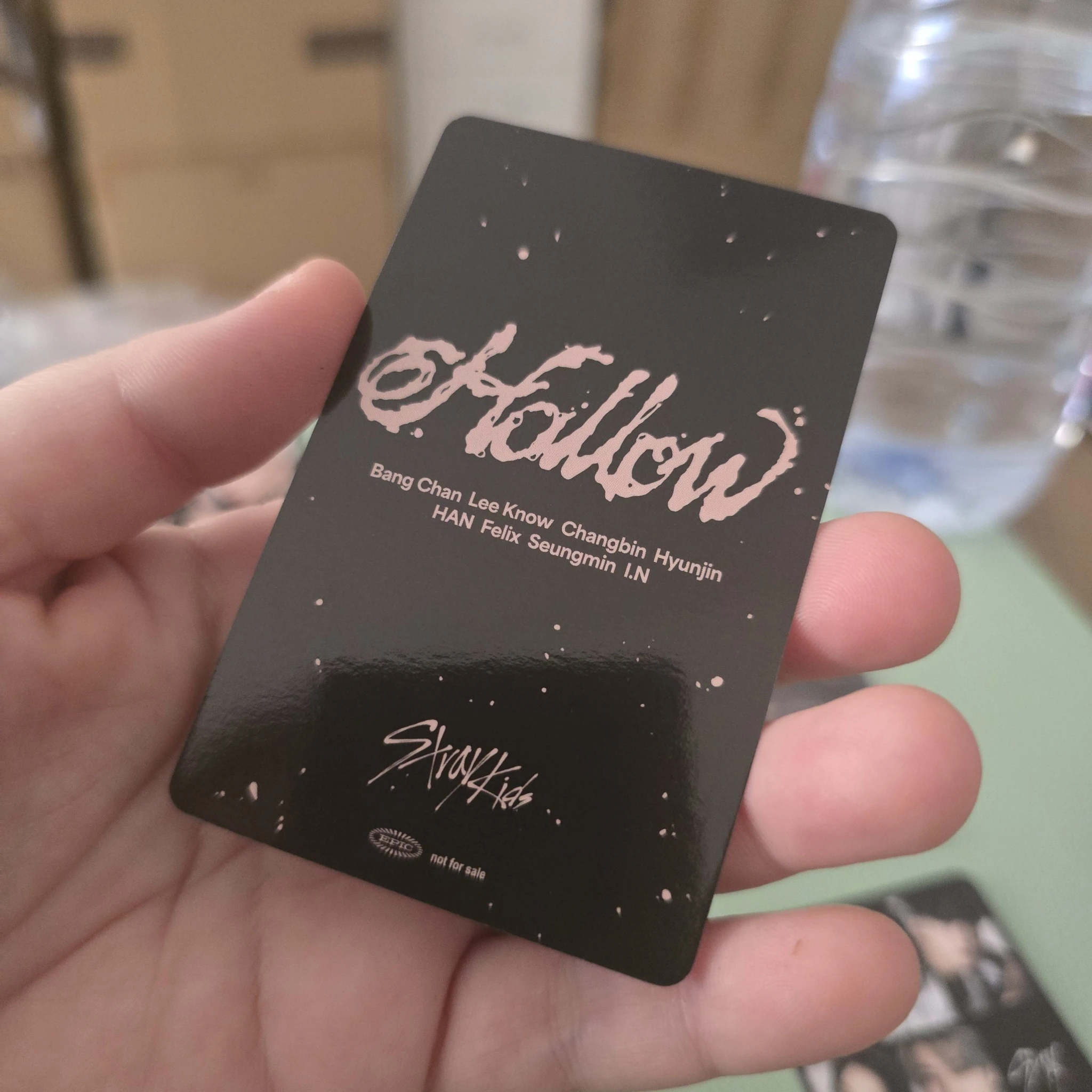Stray Kids Stray Kids - Bang Chan & Seungmin - Hollow Album album photocard jpfc (japan fanclub) listing photo 2
