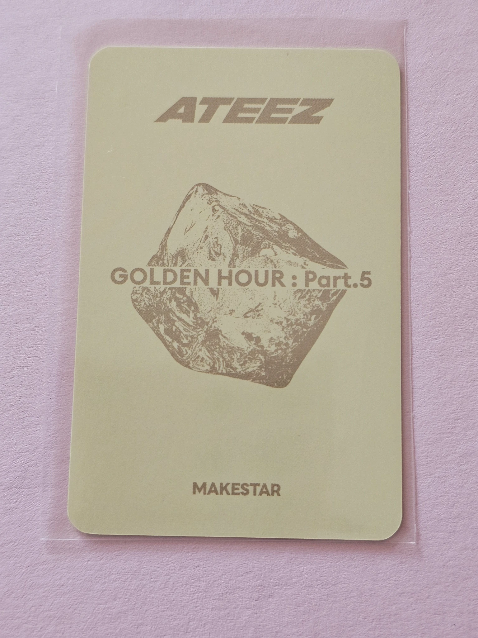 ATEEZ Mingi ATEEZ - Mingi - GOLDEN HOUR : Part.5 Album video call/fancall makestar round 3 listing photo 2