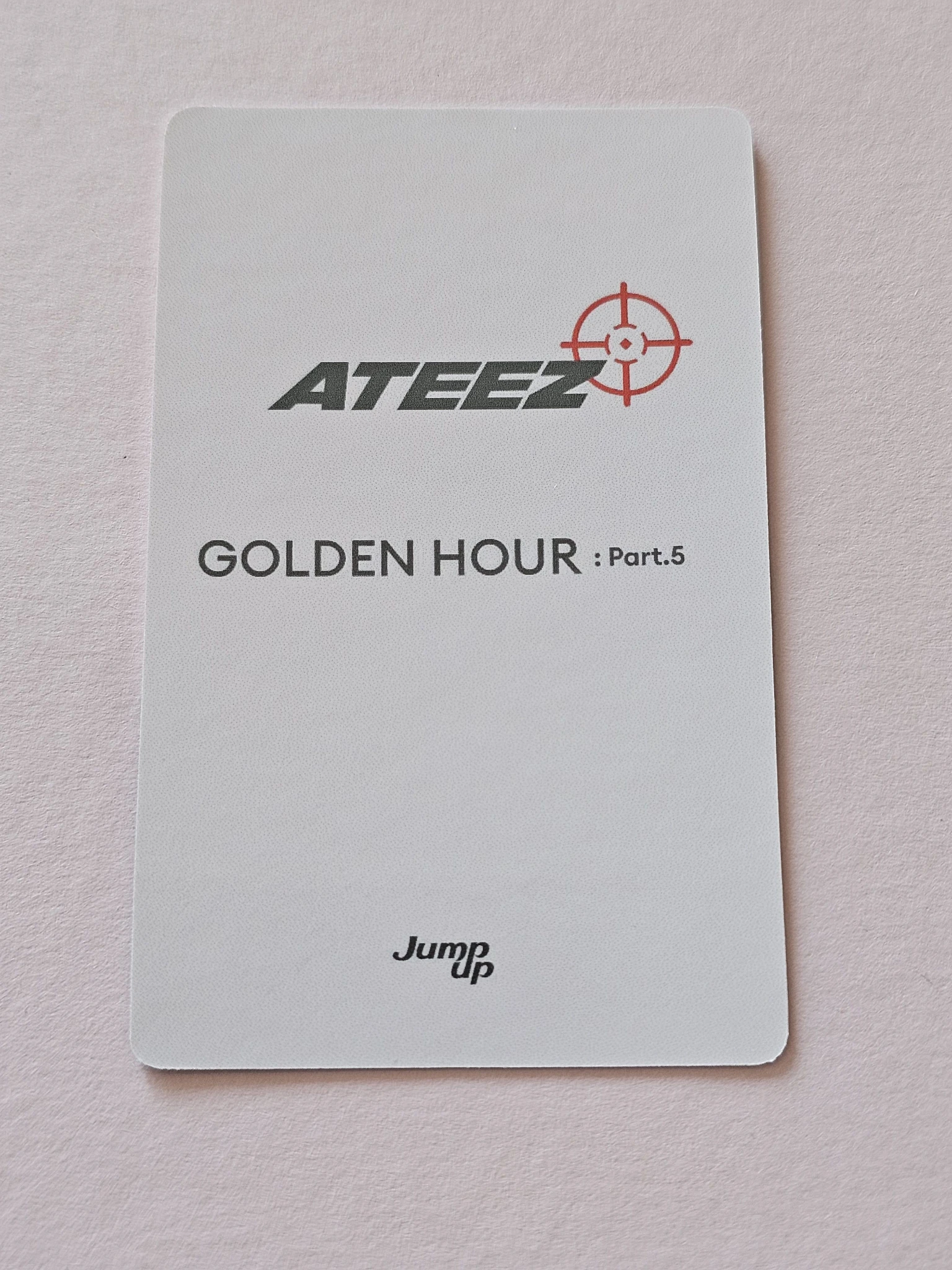 ATEEZ Mingi ATEEZ - Mingi - GOLDEN HOUR : Part.5 Album jump up version 1 lucky draw (LD) listing photo 2