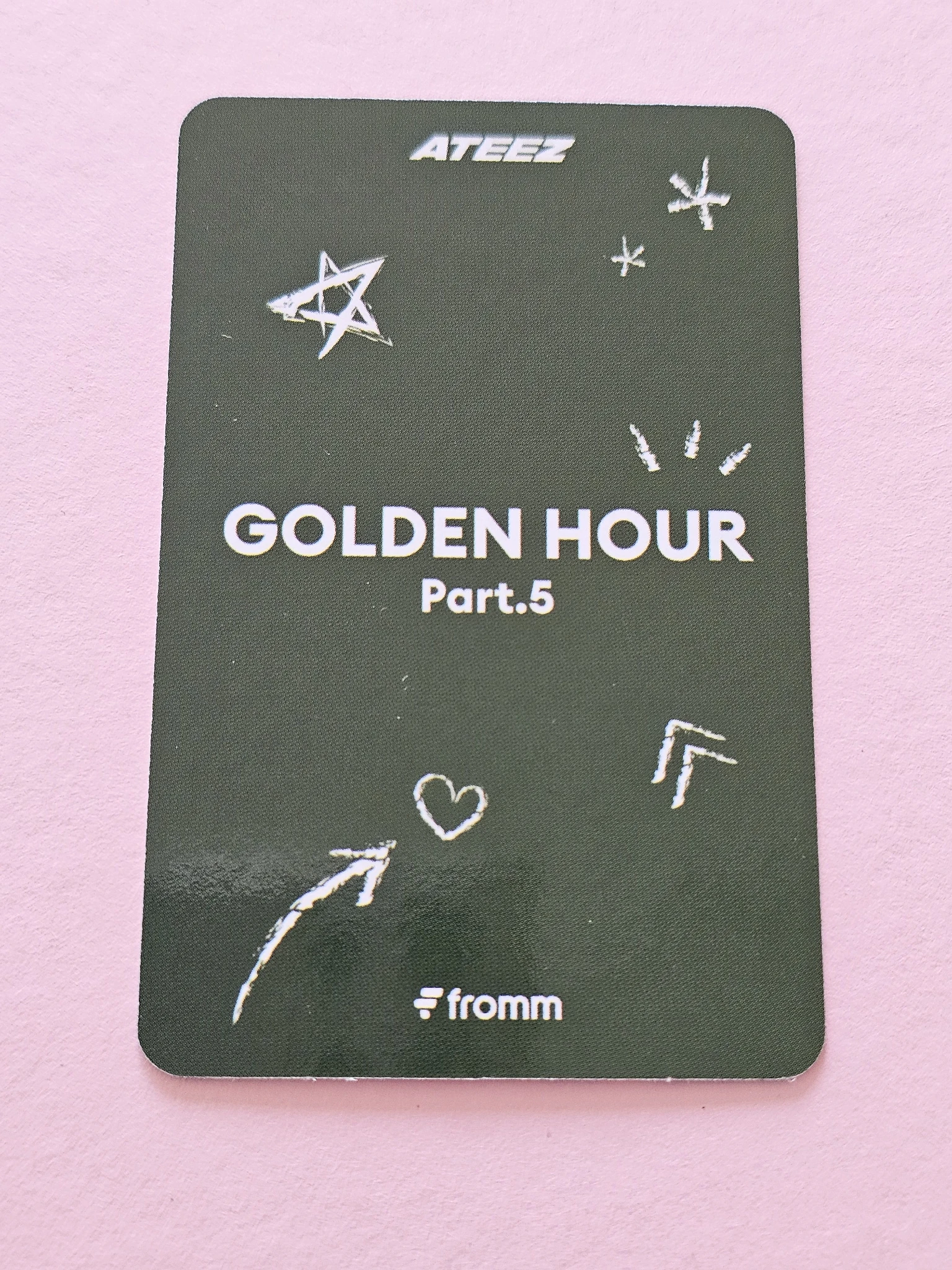 ATEEZ San ATEEZ - San - GOLDEN HOUR : Part.5 Album fromm store fansign listing photo 2